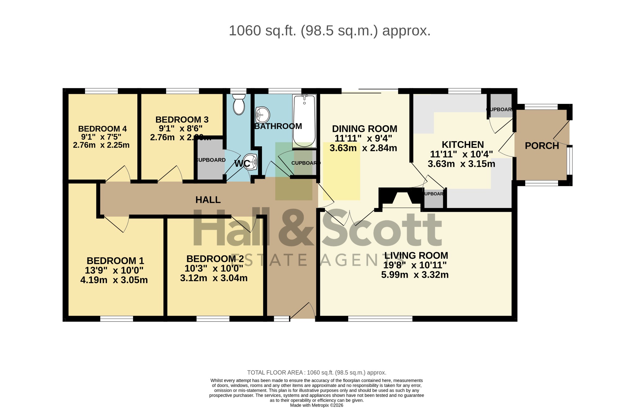 Oak View, Clyst Honiton, Exeter floorplan