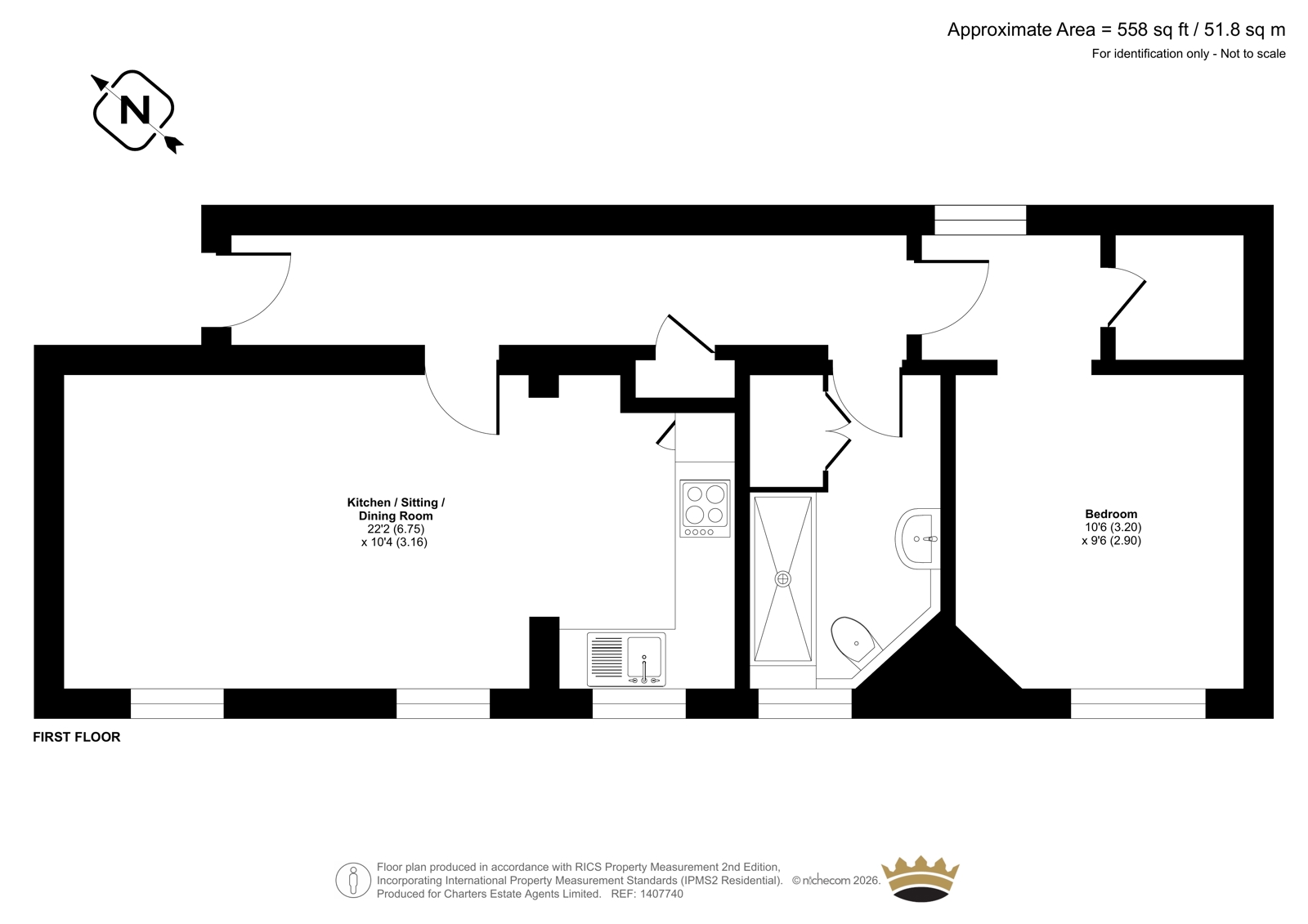 9 Kingswood Place,, Serotine Close, Fareham floorplan