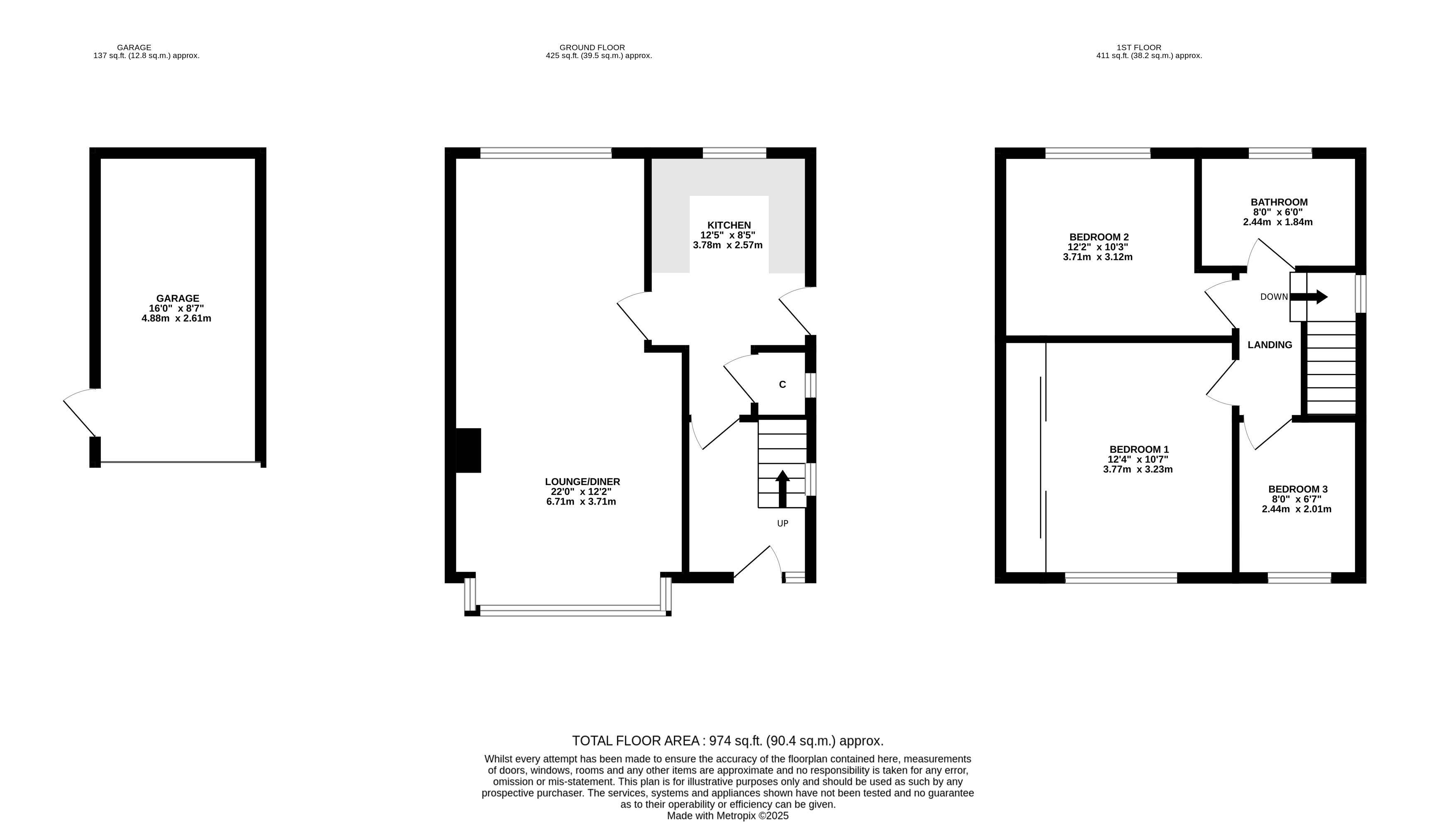 9, Woodhill Gardens, Cookridge, West Yorkshire floorplan
