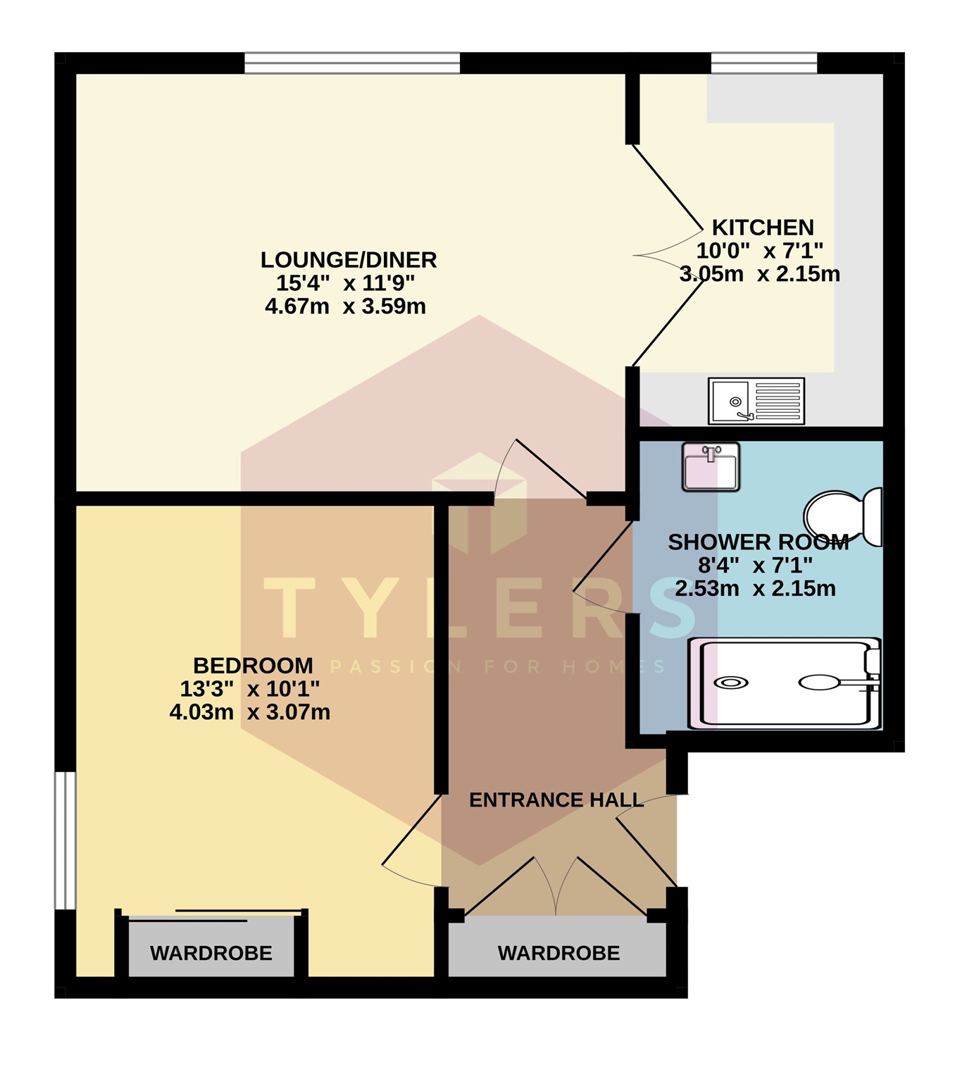 Flat 48, Windmill Grange, Windmill Lane, Cambridge floorplan