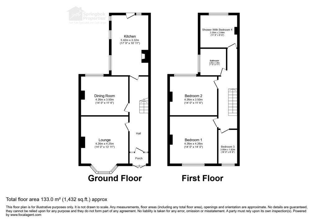 239, Wells Road, Bristol floorplan