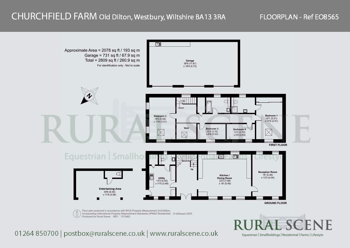 CHURCHFIELD FARM, Westbury floorplan