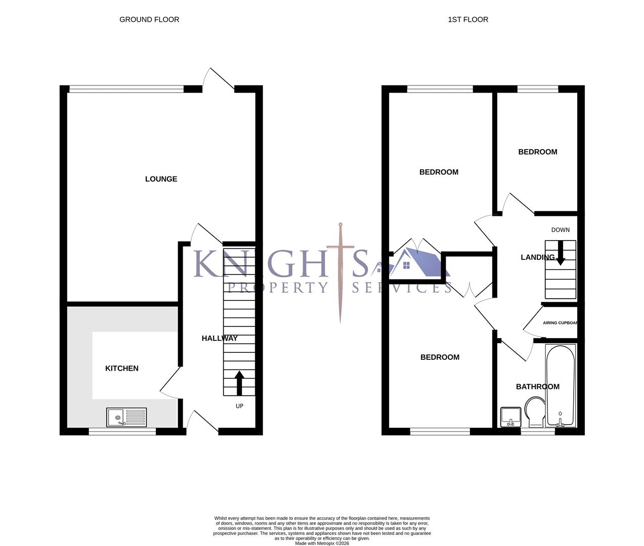 11, Hartford Rise, Camberley floorplan