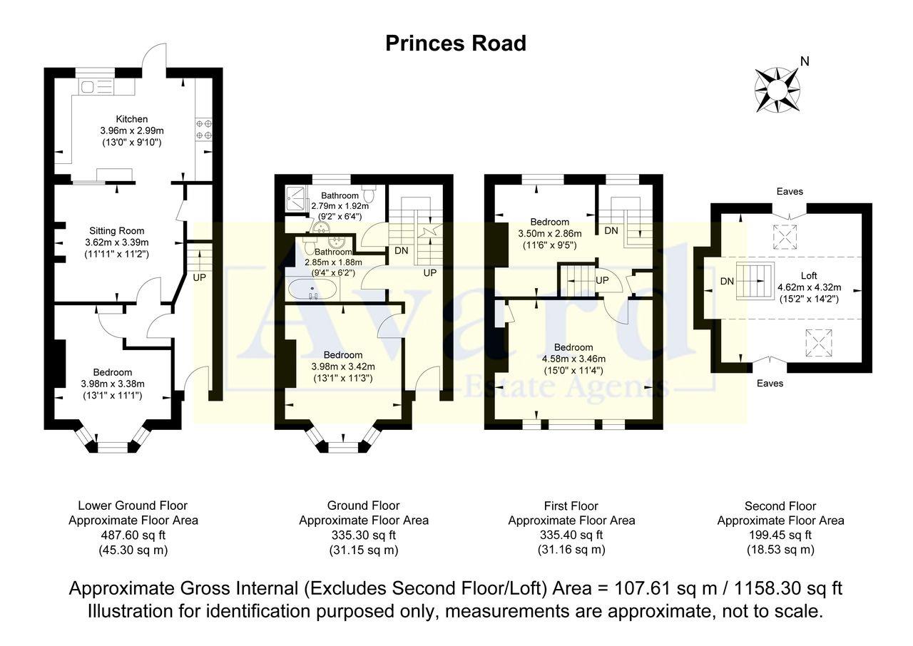 67, Princes Road, Brighton floorplan