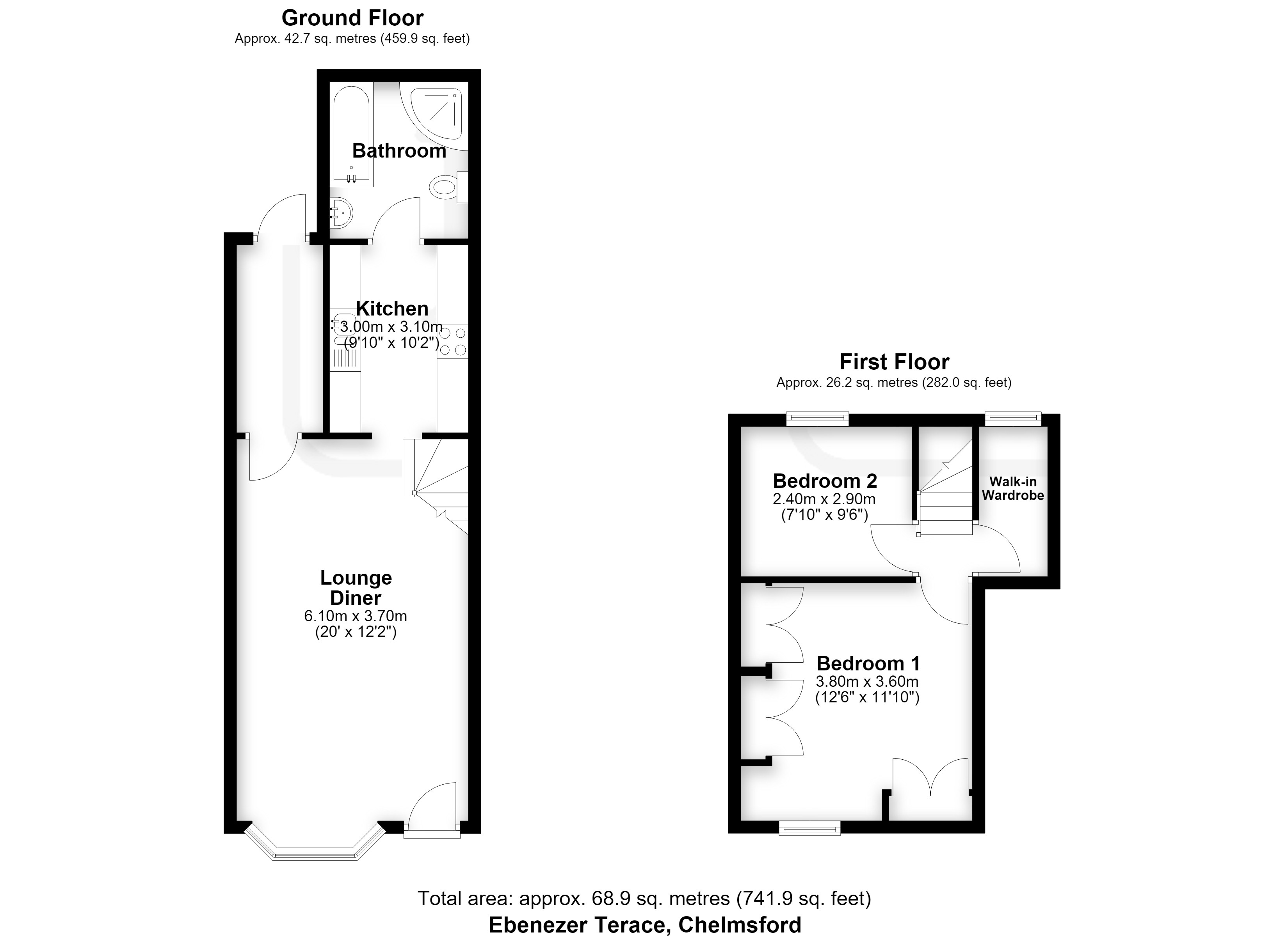 3, Ebenezer Terrace, Great Baddow floorplan