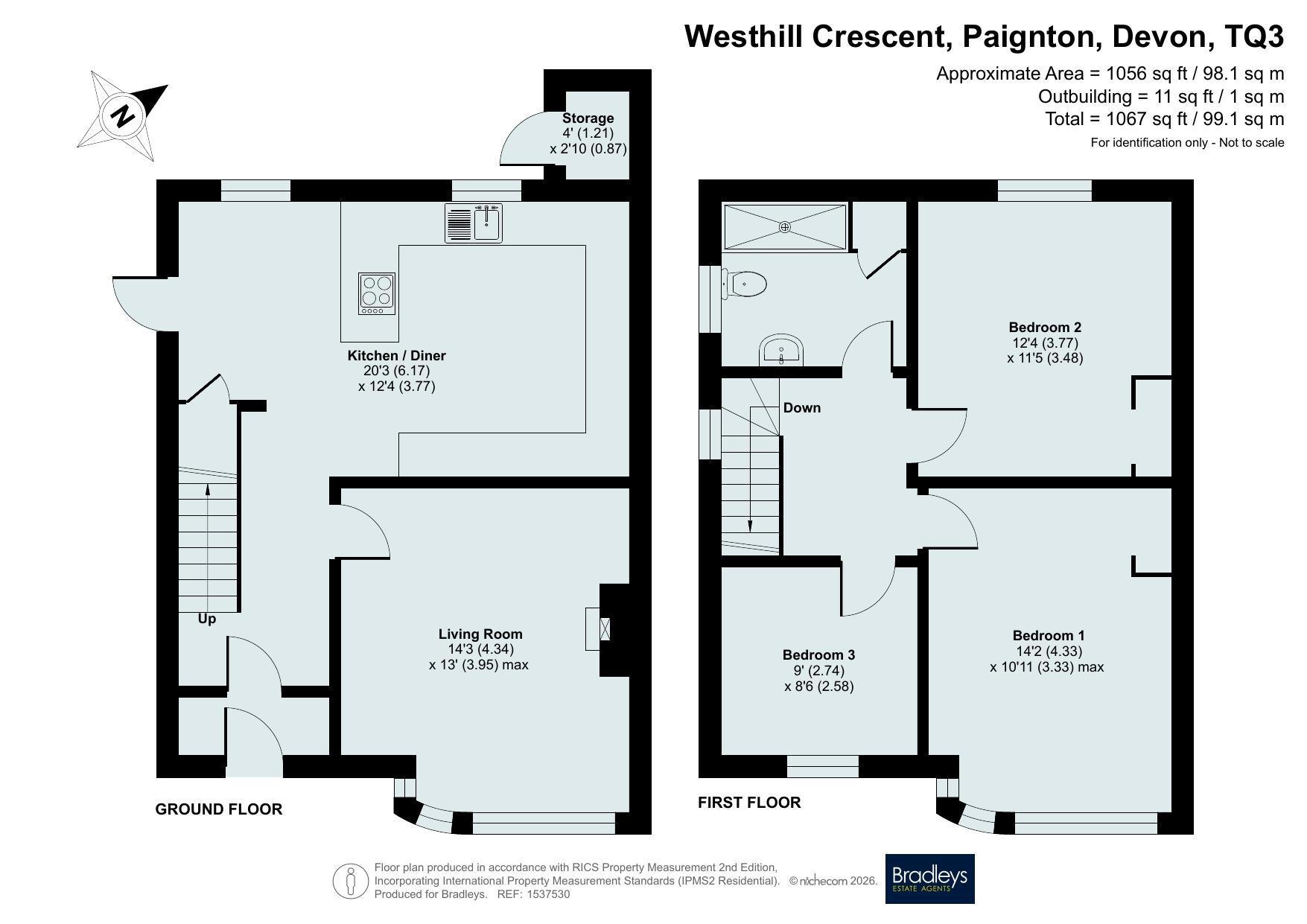 Westhill Crescent, Devon floorplan
