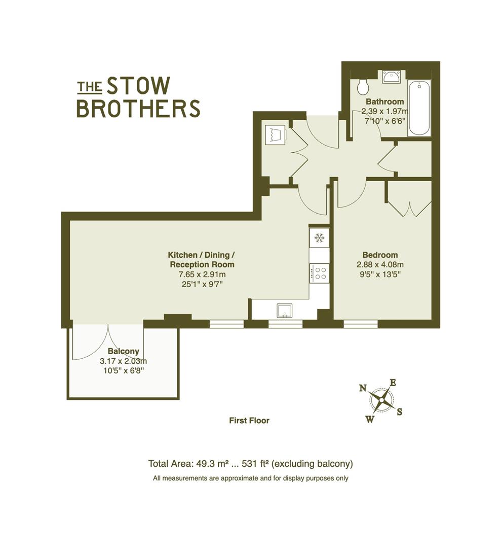 Flat 7, Malt Court, 2 Old Brewery Way, Walthamstow floorplan