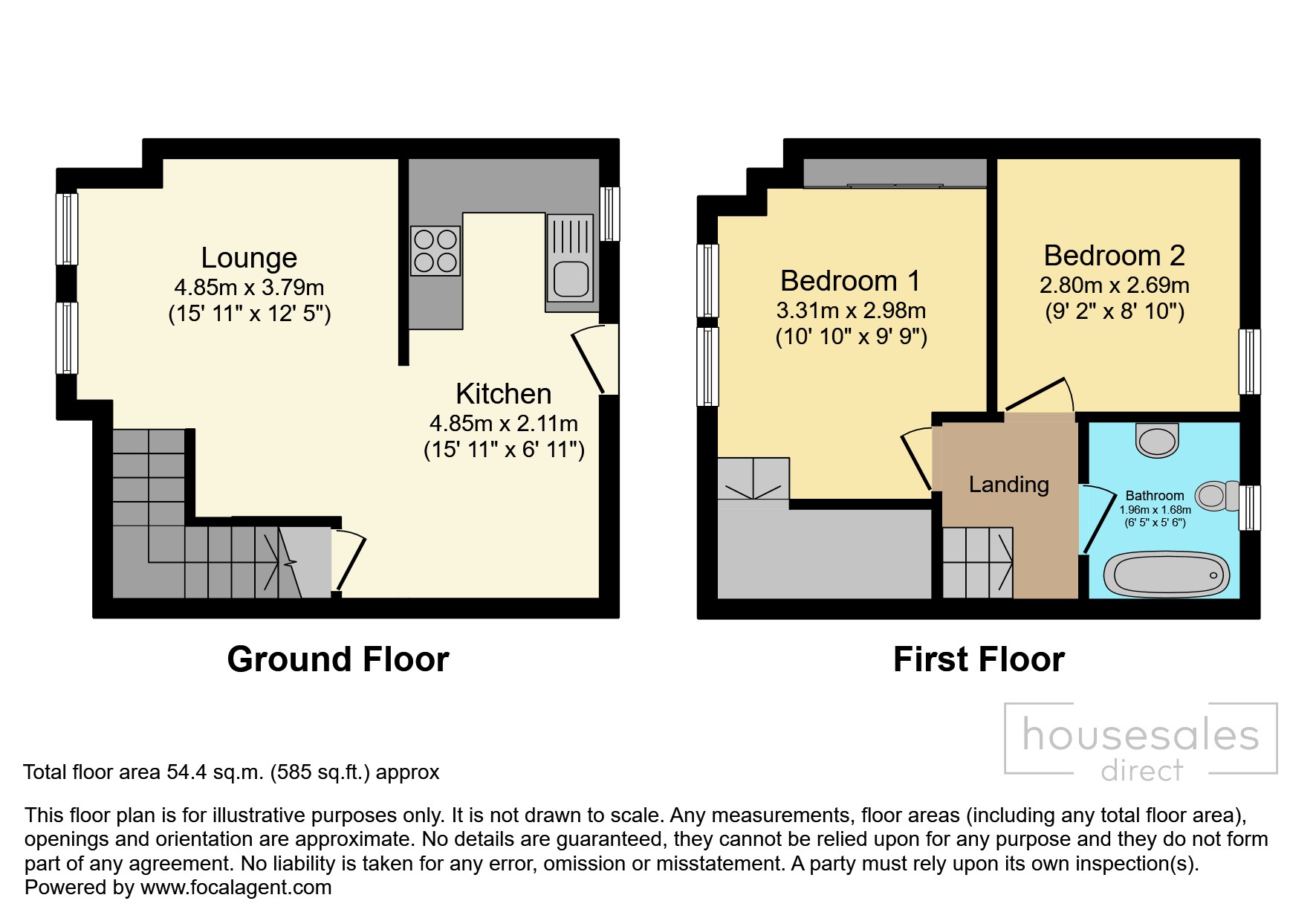 4, Springhill Place, Bradford floorplan