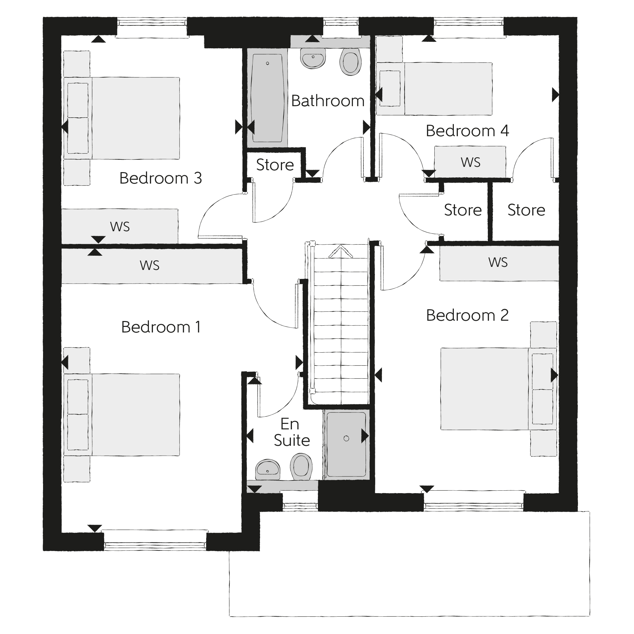 462, Off Fisher Lane, Cramlington floorplan