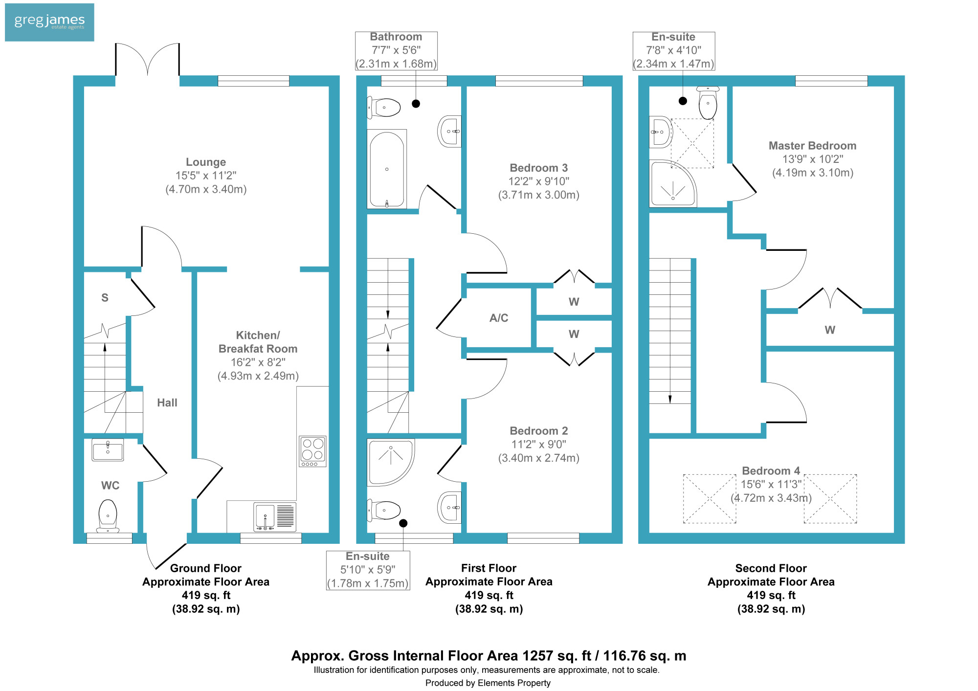 62c, Peabody Road, Farnborough floorplan