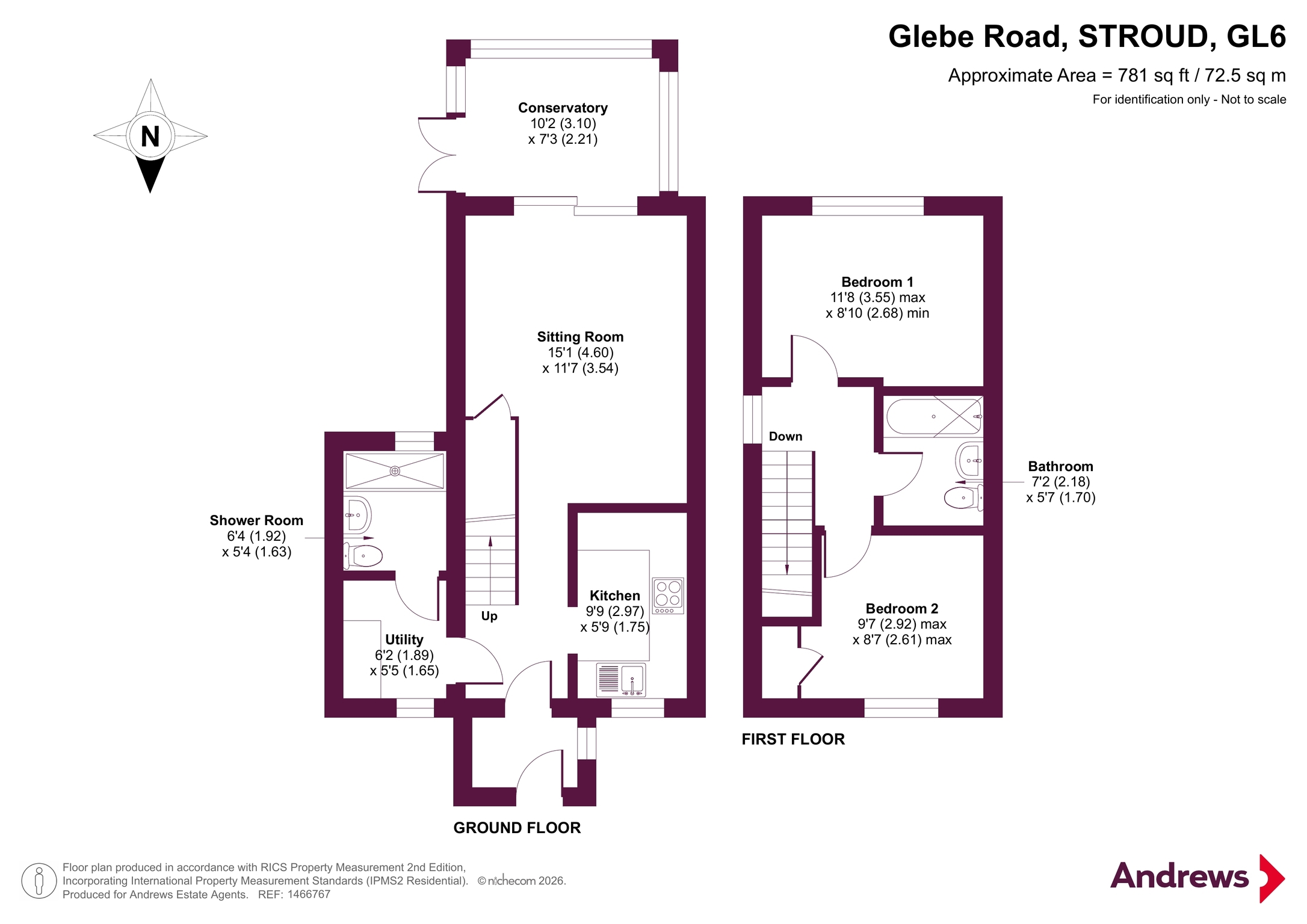 109b, Glebe Road, STROUD floorplan