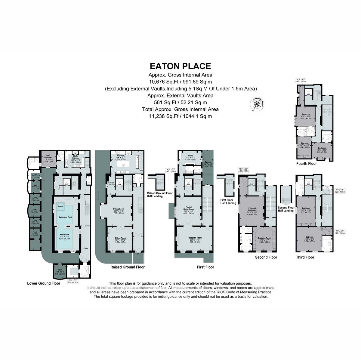 84, Eaton Place, London floorplan