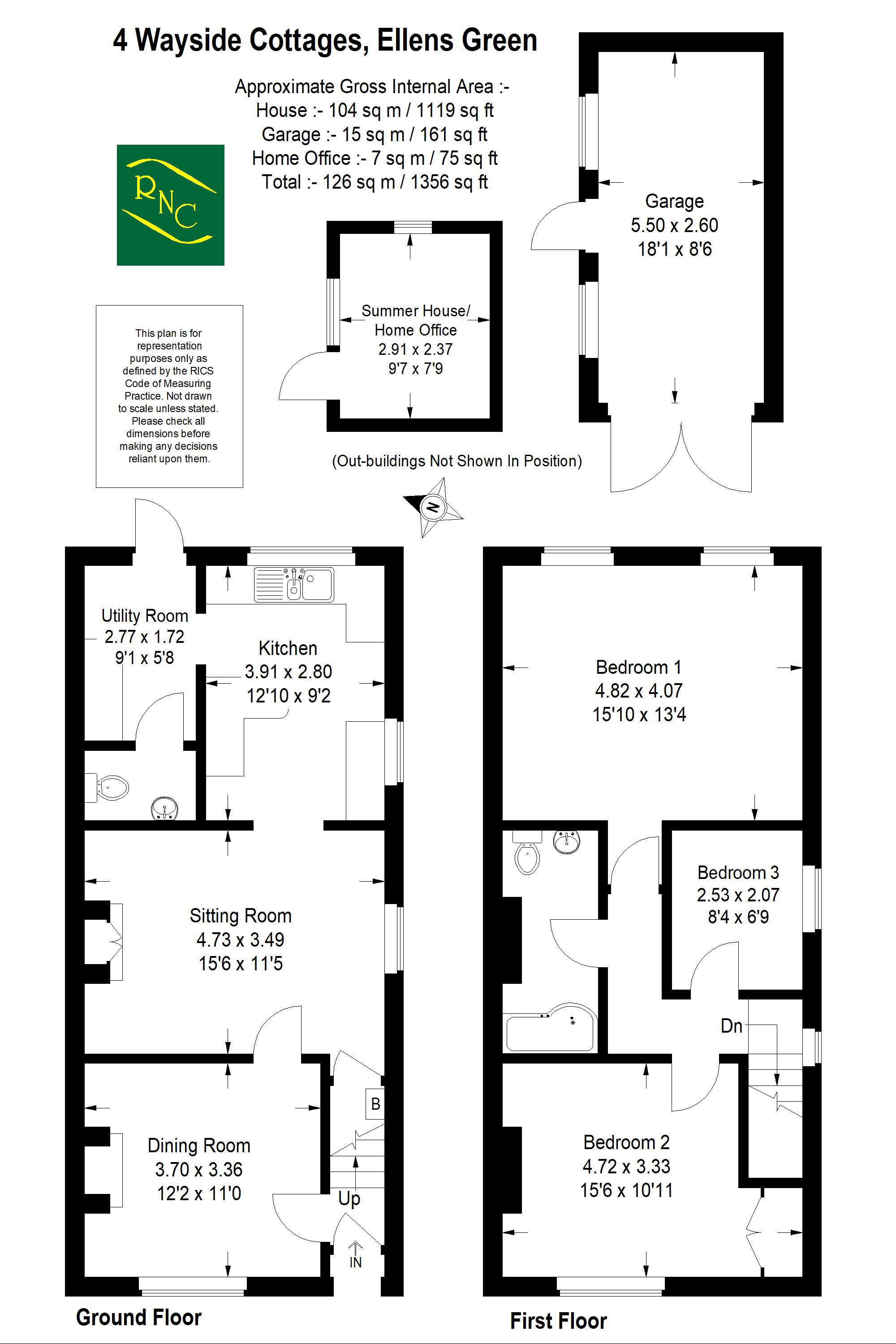 3 Bedrooms Semi-detached house for sale in Ellens Green, Rudgwick, Horsham RH12