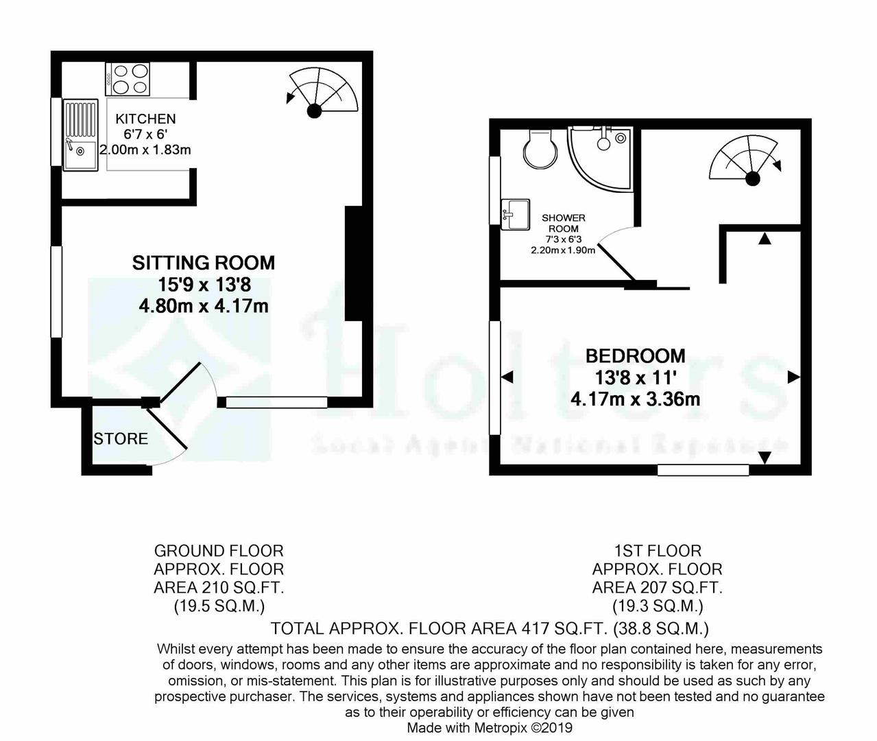 1 Bedrooms Terraced house for sale in Hucklemarsh Road, Ludlow SY8