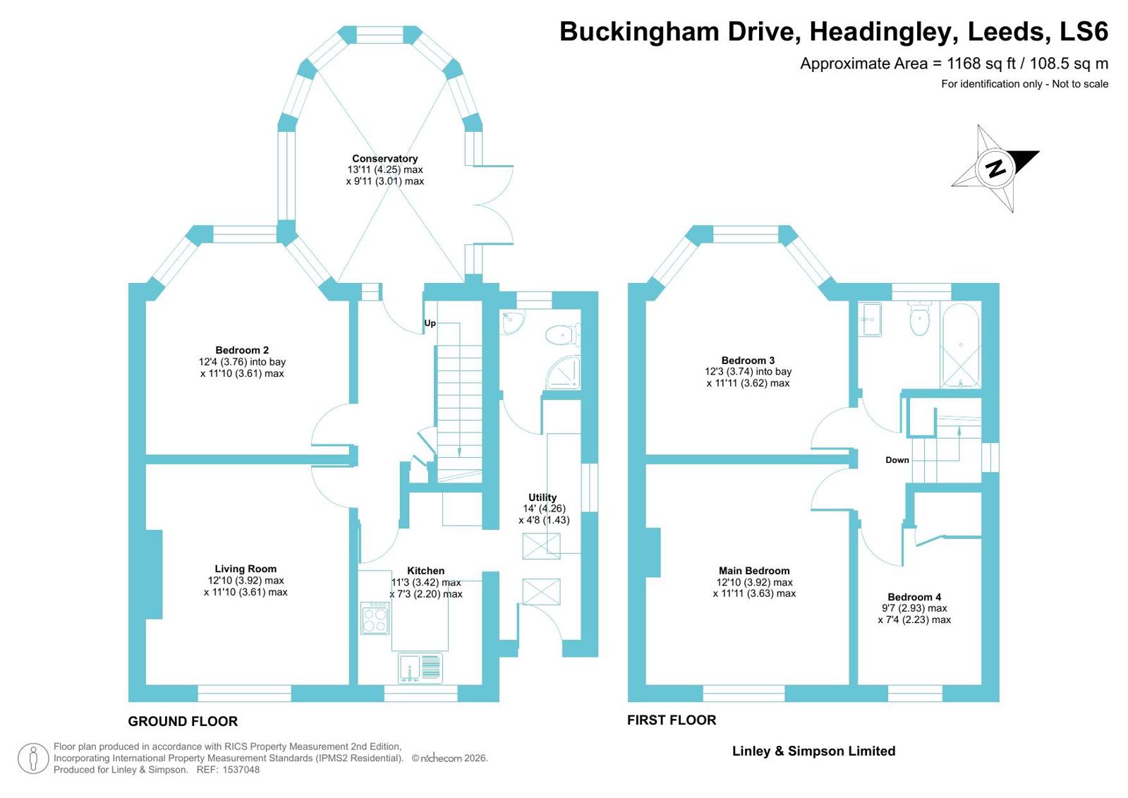 Buckingham Drive, Leeds floorplan