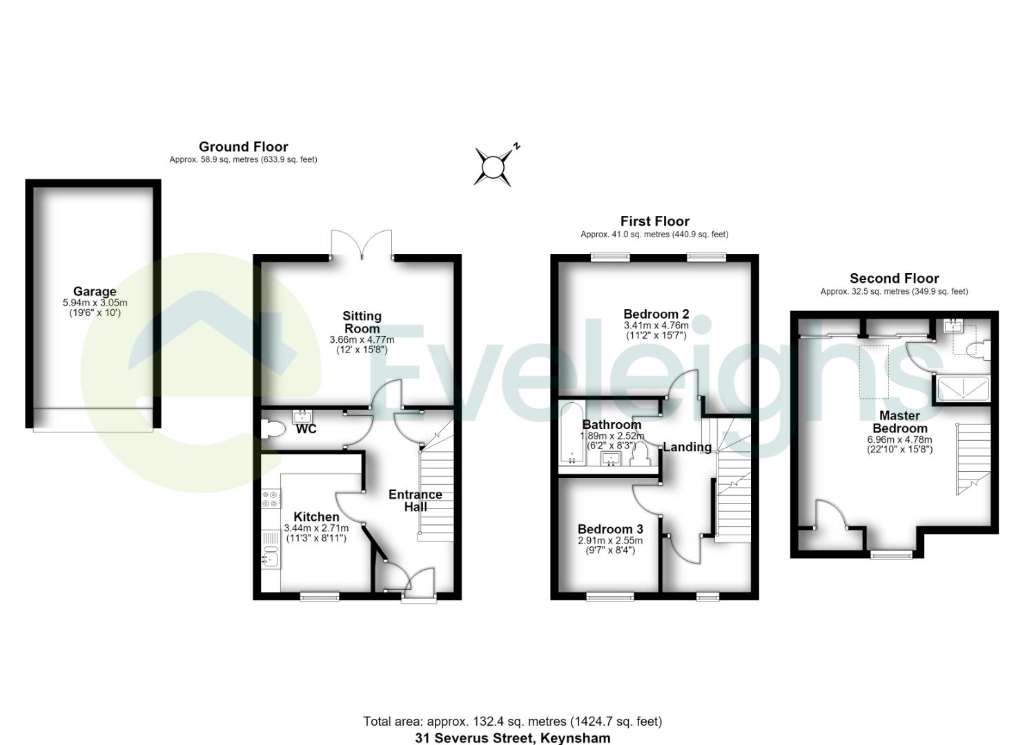 31, Severus Street, Bristol floorplan