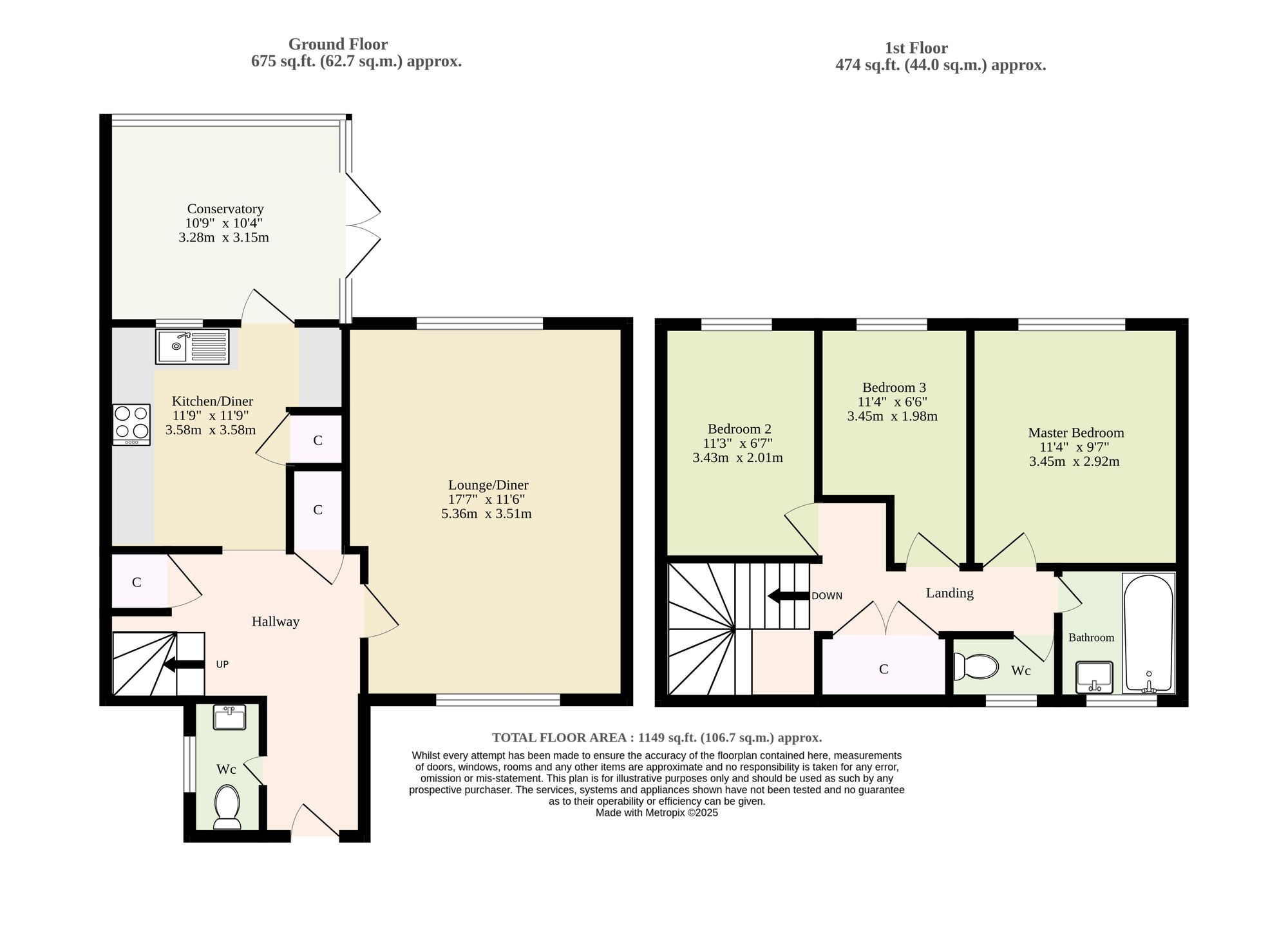 34 Stonehouse Road, Norwich floorplan