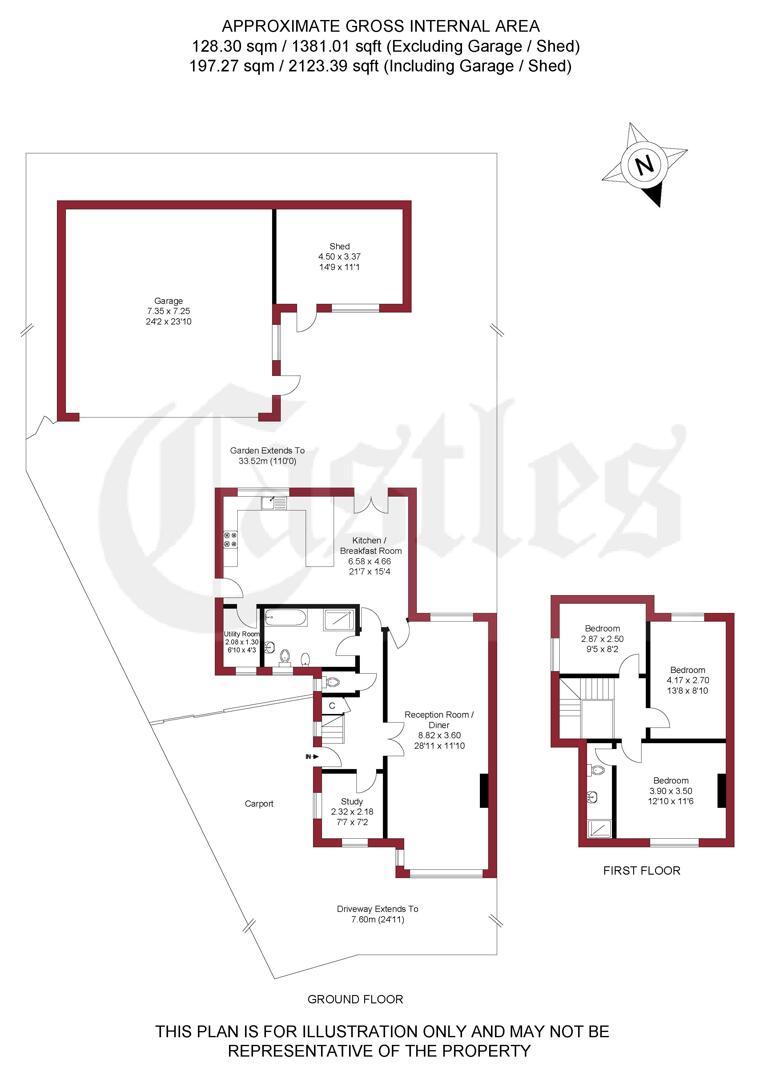 64, Broadlands Avenue, Enfield floorplan