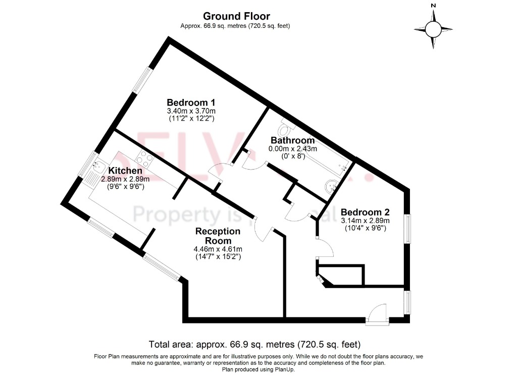 2 Bedrooms Flat for sale in Shawbury Avenue, Kingsway, Gloucester GL2