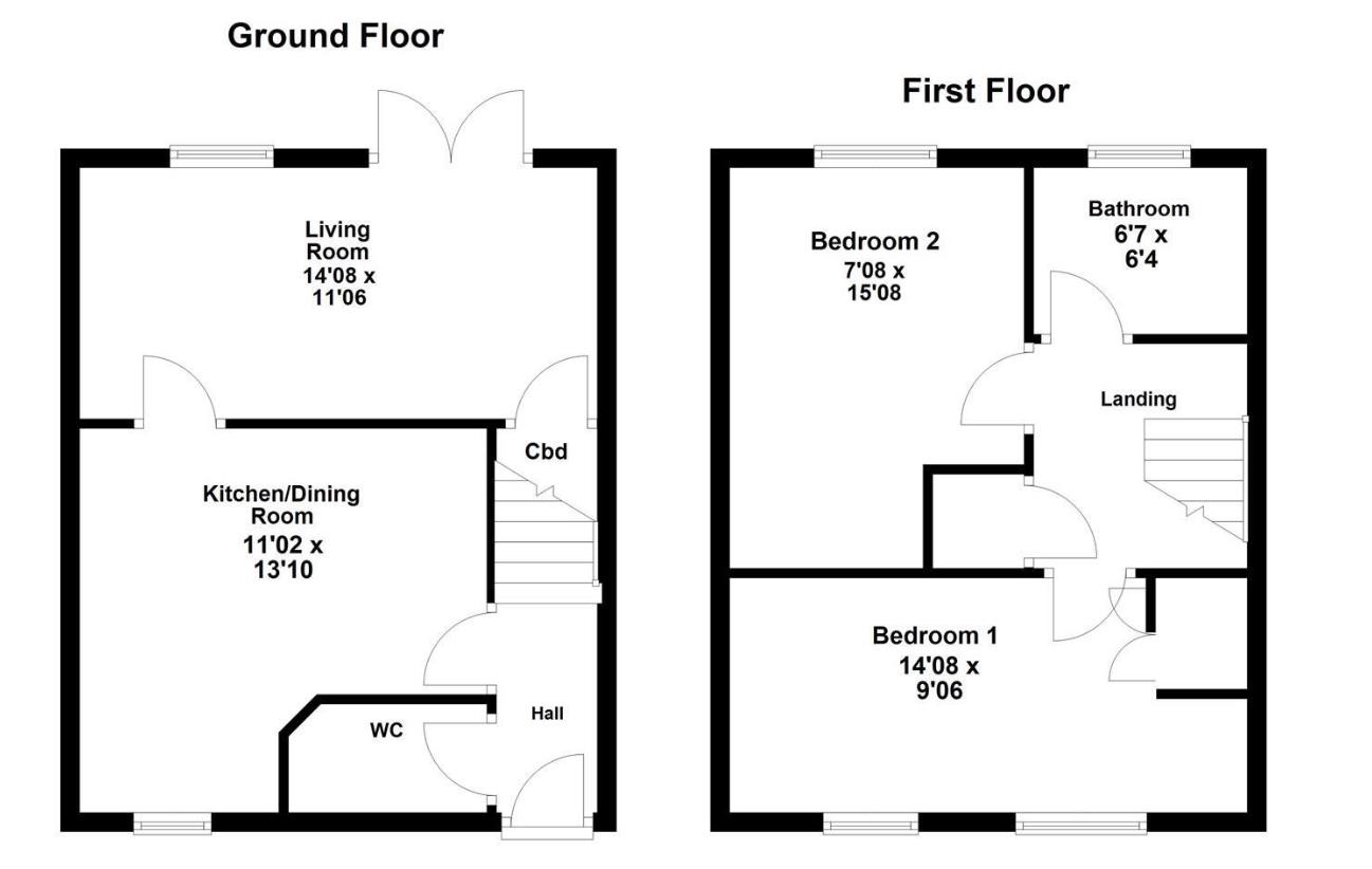 37, Carltonwood Close, Corby floorplan