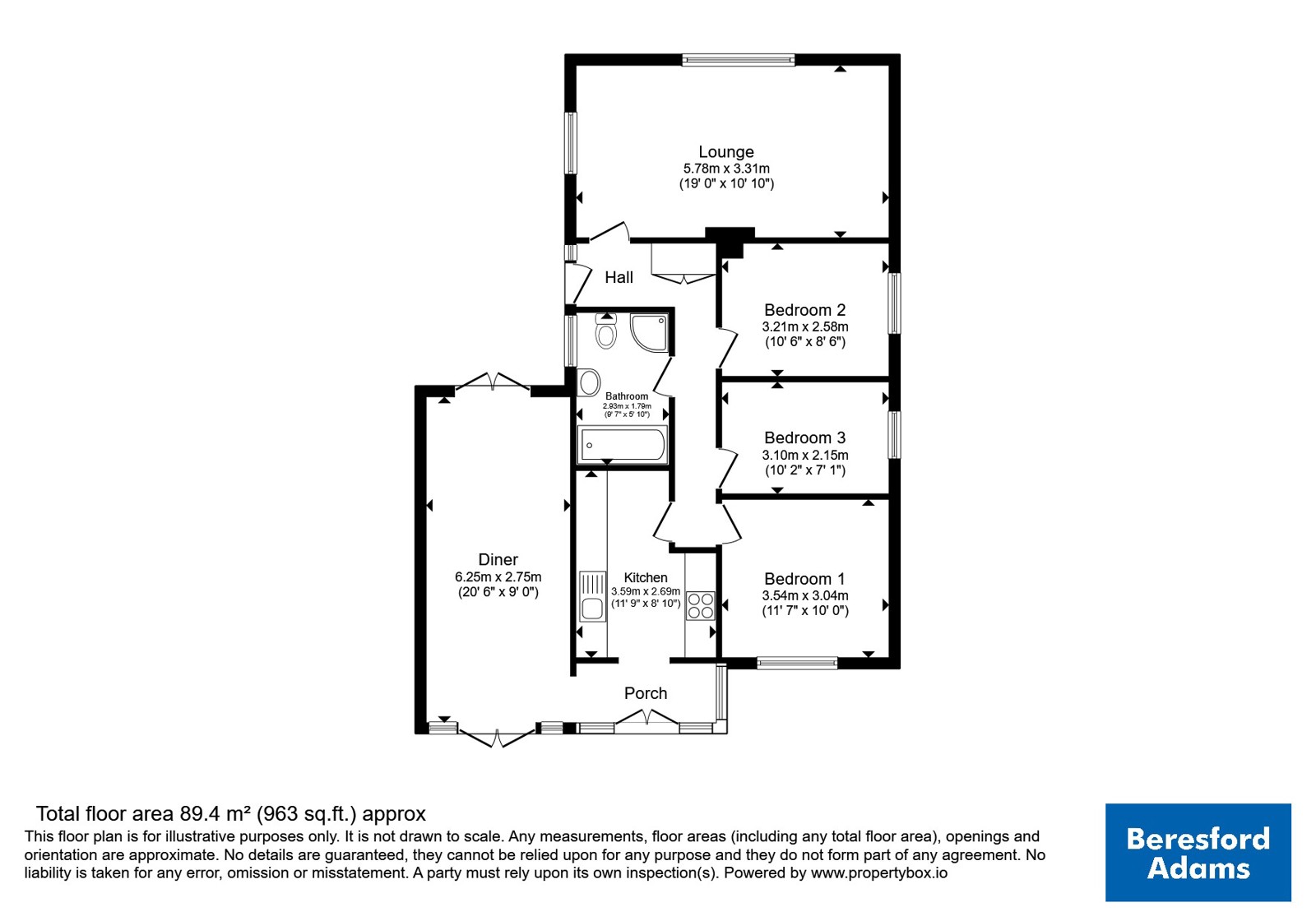 86, Nant Y Felin, Isle of Anglesey floorplan