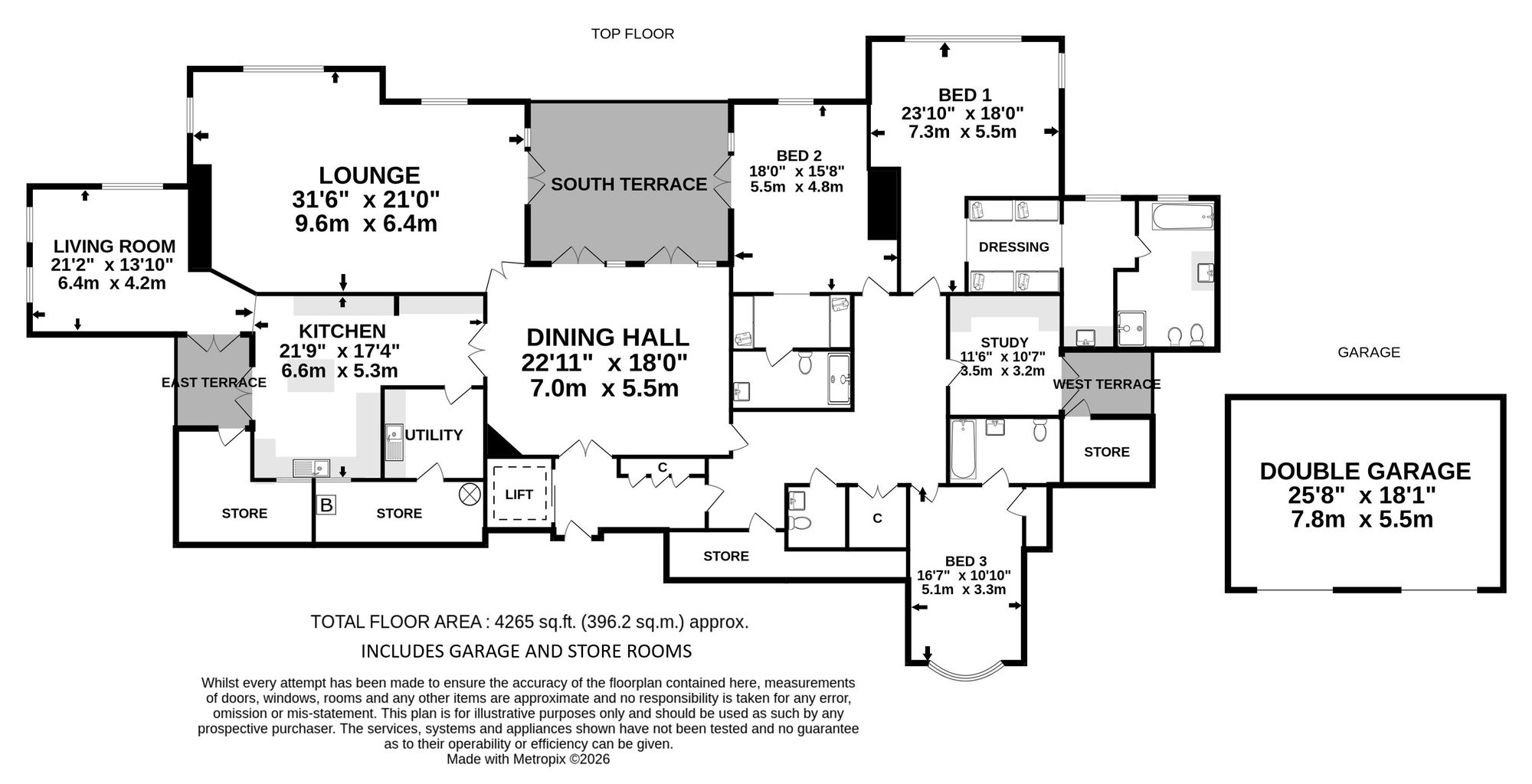 The Penthouse, Forrest Hills, Bowdon floorplan