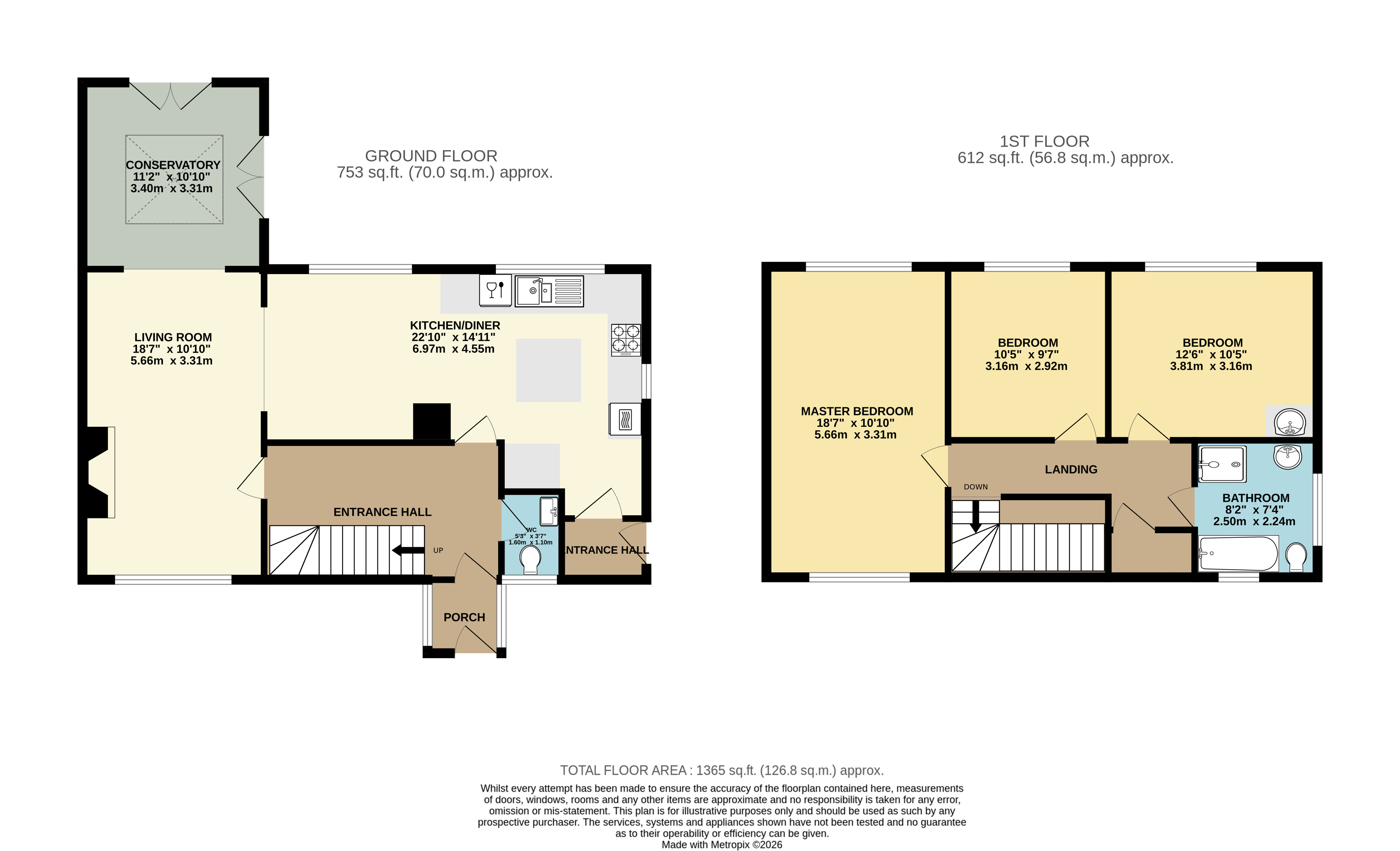 1, Foxhill Green, Leeds floorplan