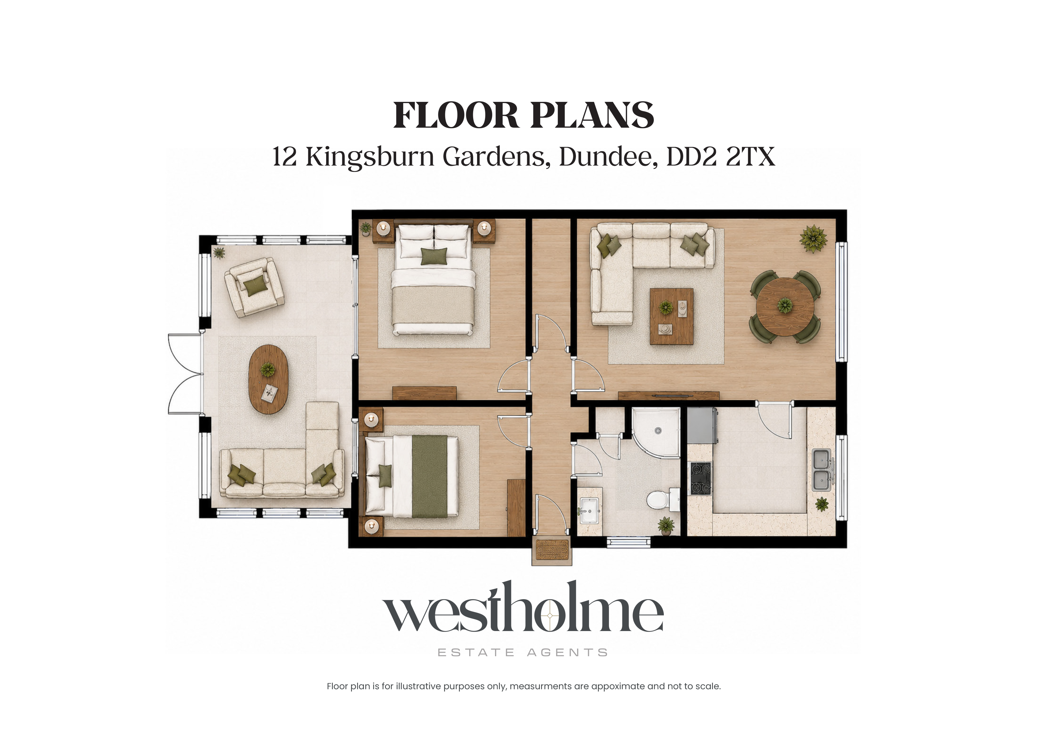 12, Kingsburn Gardens, Dundee floorplan