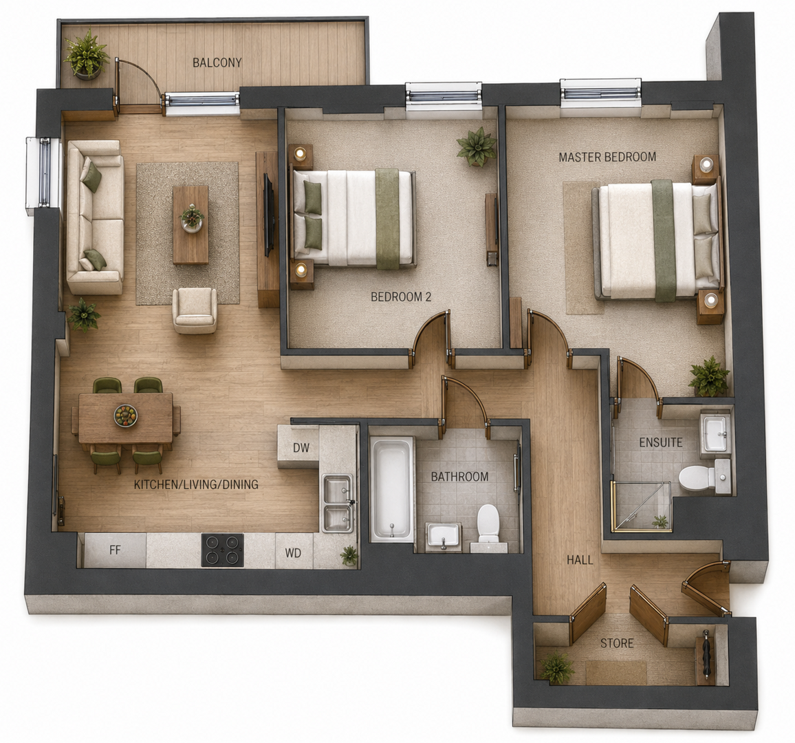 The Holly, Albert Road, Barnet floorplan
