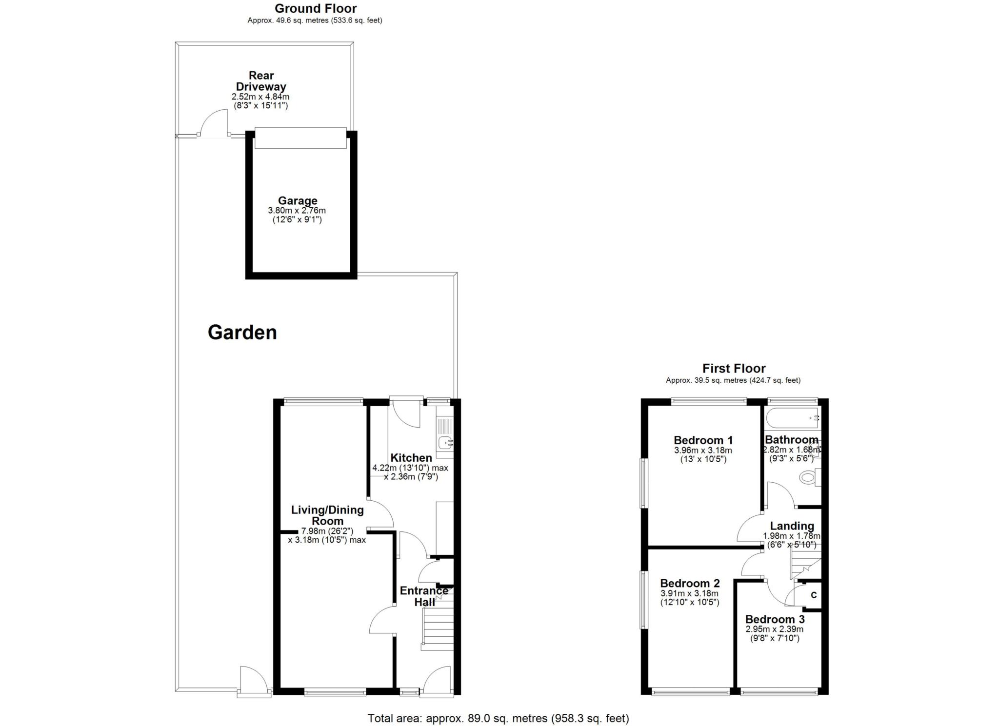 1, Langford Close, Reading floorplan