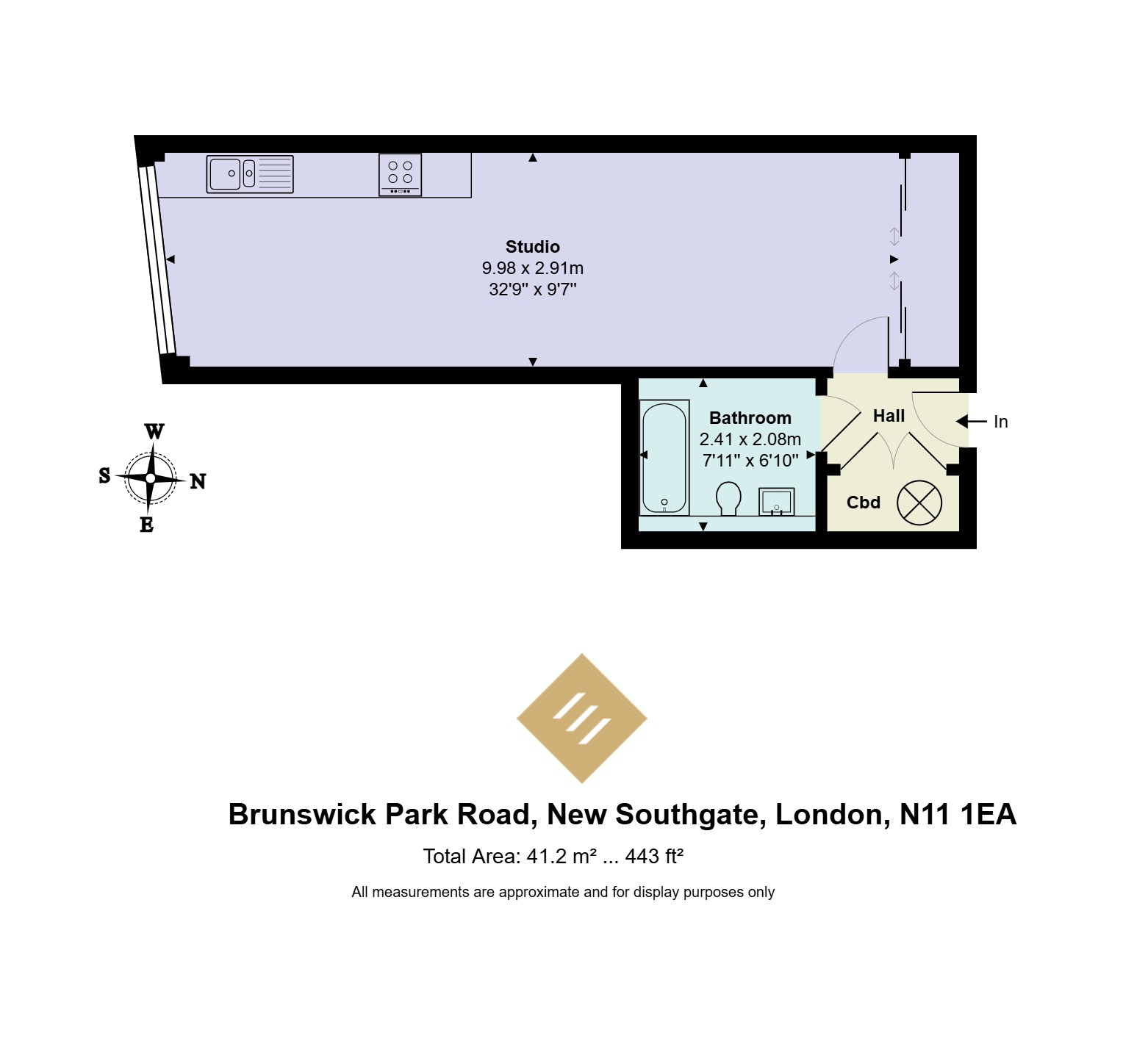 Flat 4, 115A, Brunswick Park Road, London floorplan