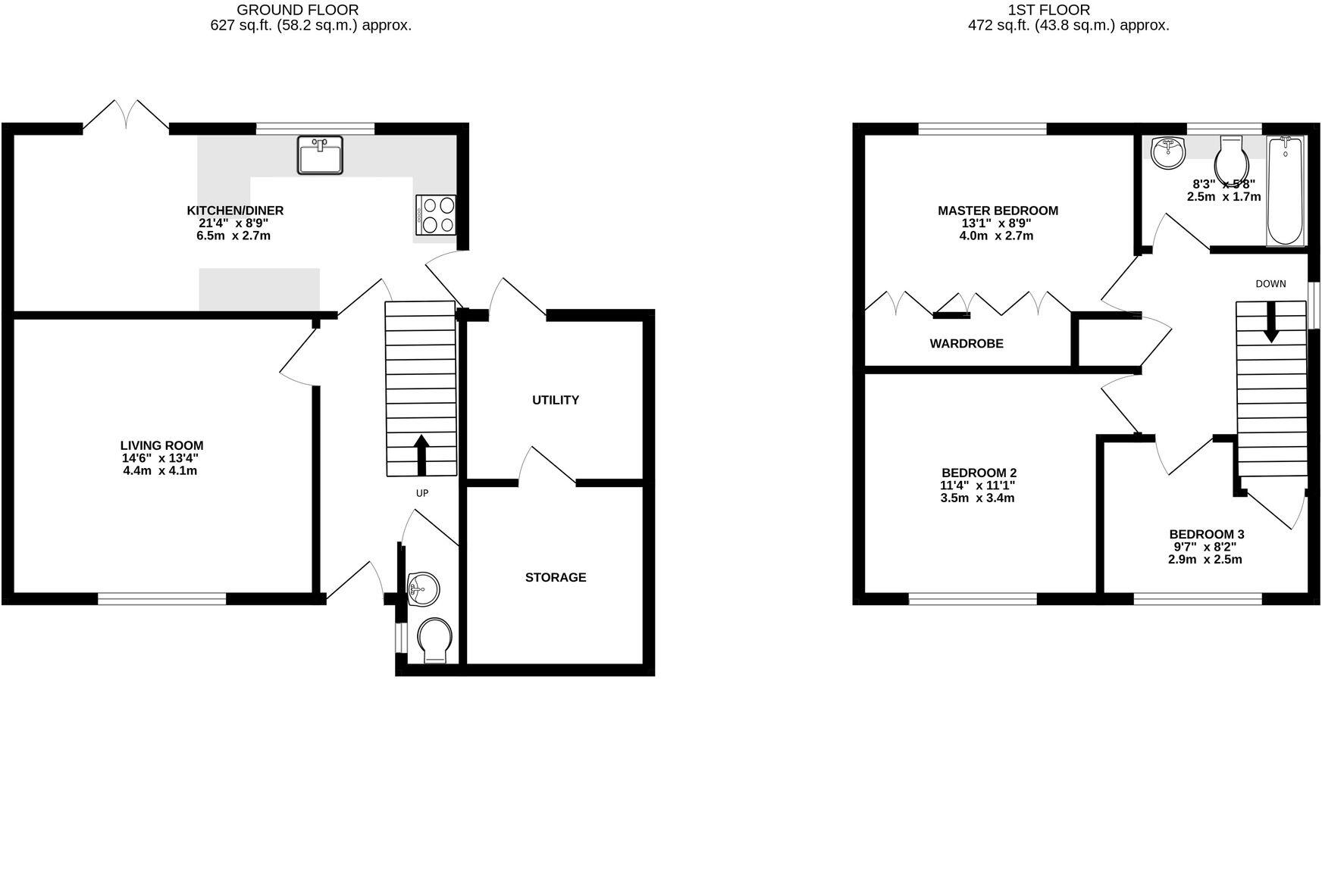 6, Paddock Court, Hook floorplan