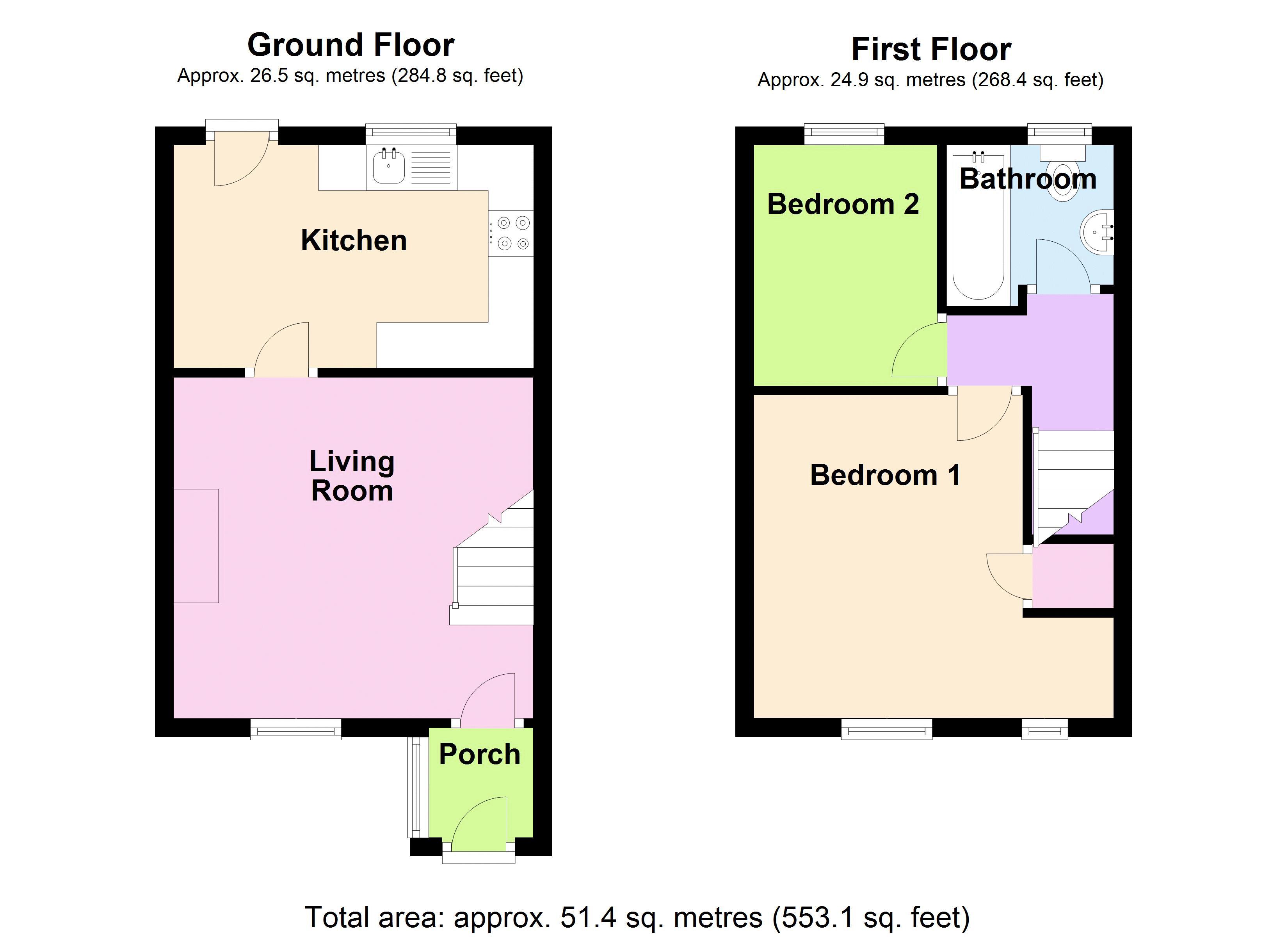 2 Bedrooms Semi-detached house for sale in Avenue Nozay, Broughton, Brigg DN20