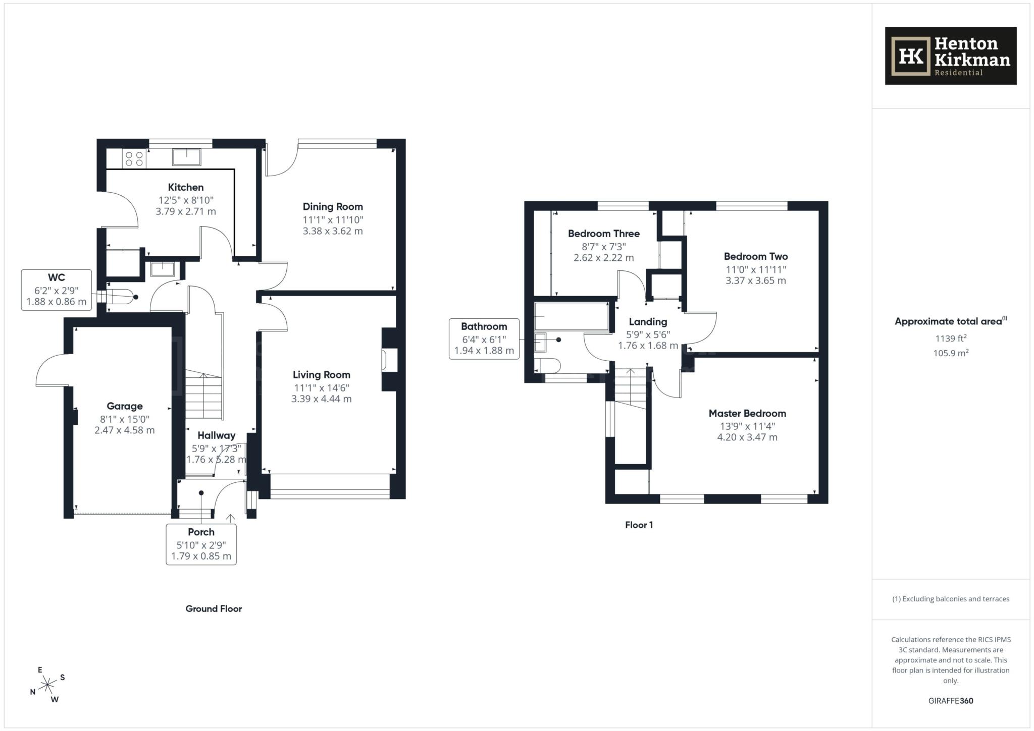 4, Hunts Mead, Billericay floorplan