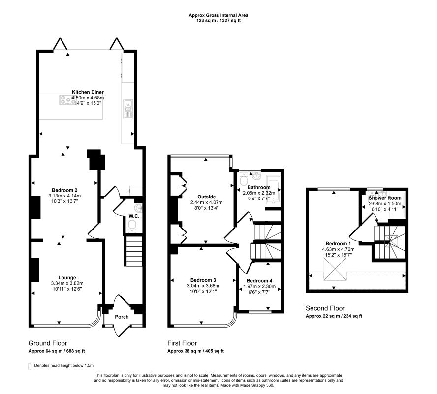 41, Jeymer Drive, Greenford floorplan