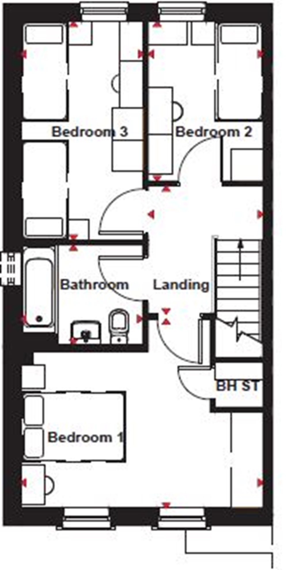 "Atkinson" at Fence Avenue, Macclesfield SK10, 3 bedroom end terrace