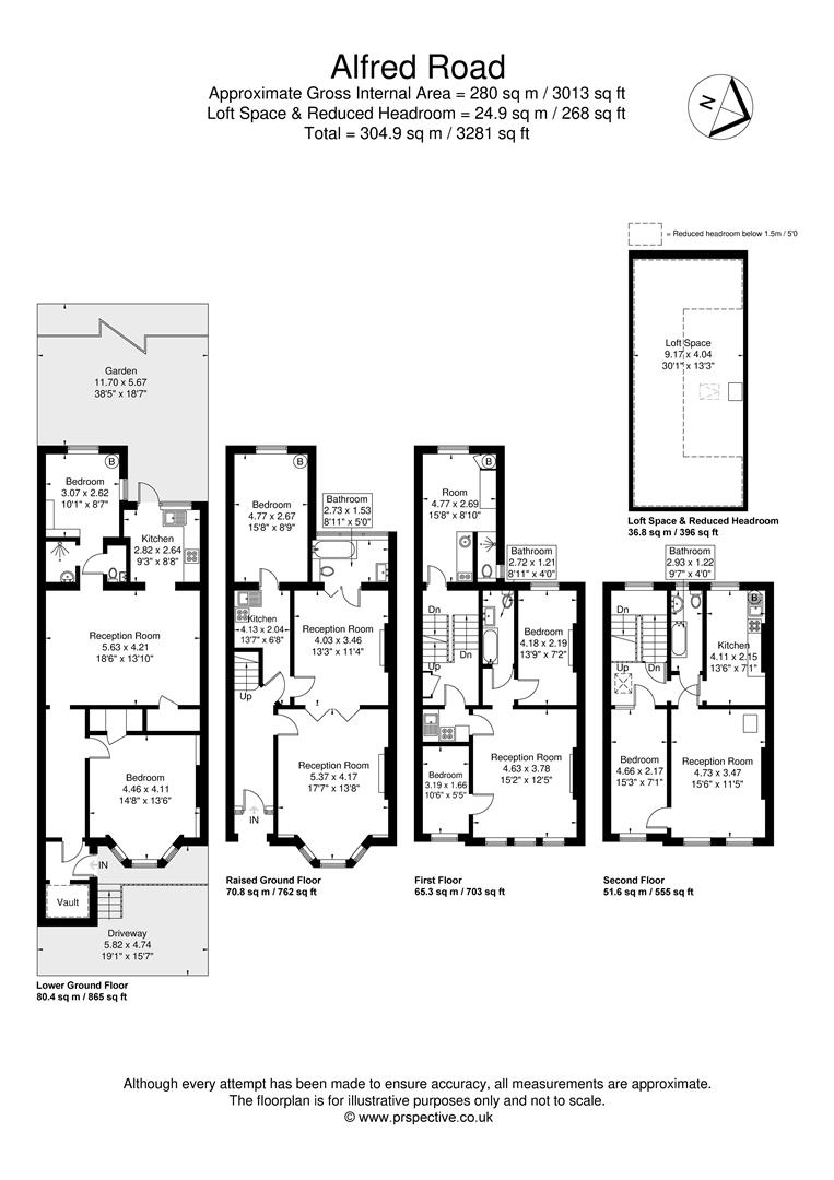 21, Alfred Road, London floorplan