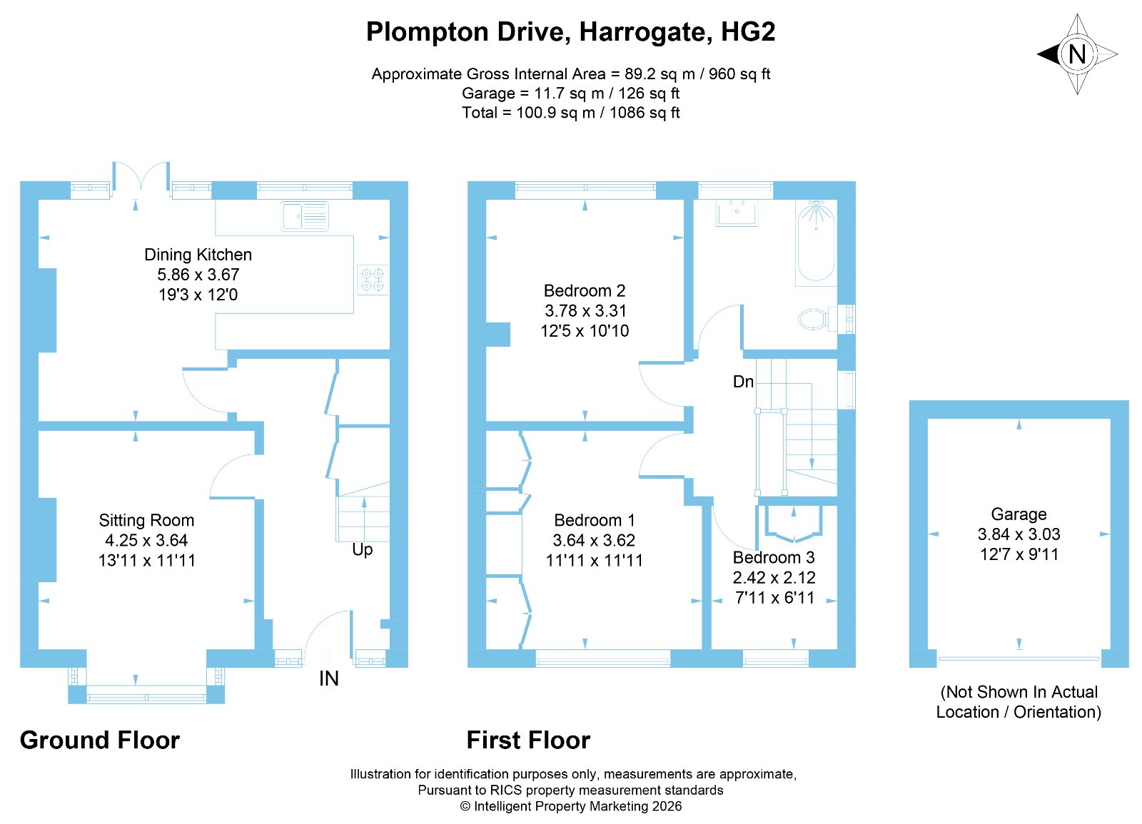 62, Plompton Drive, North Yorkshire floorplan