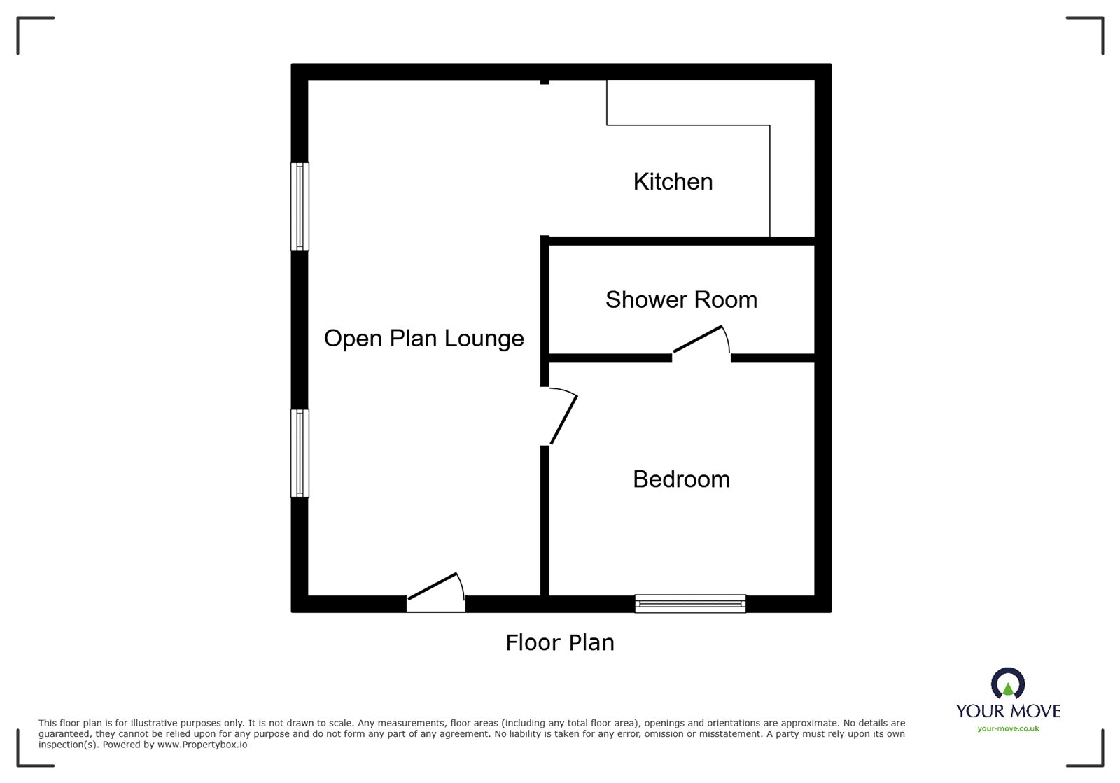 Apartment 3, Wesleyan House, 18, West Street, Derbyshire floorplan