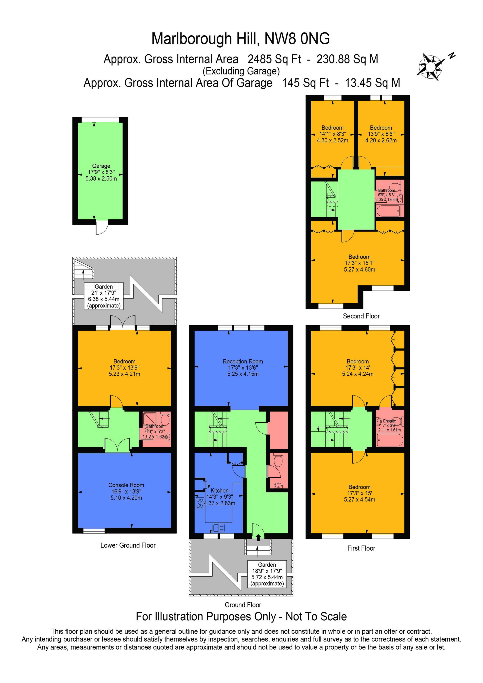 30, Marlborough Hill, London floorplan