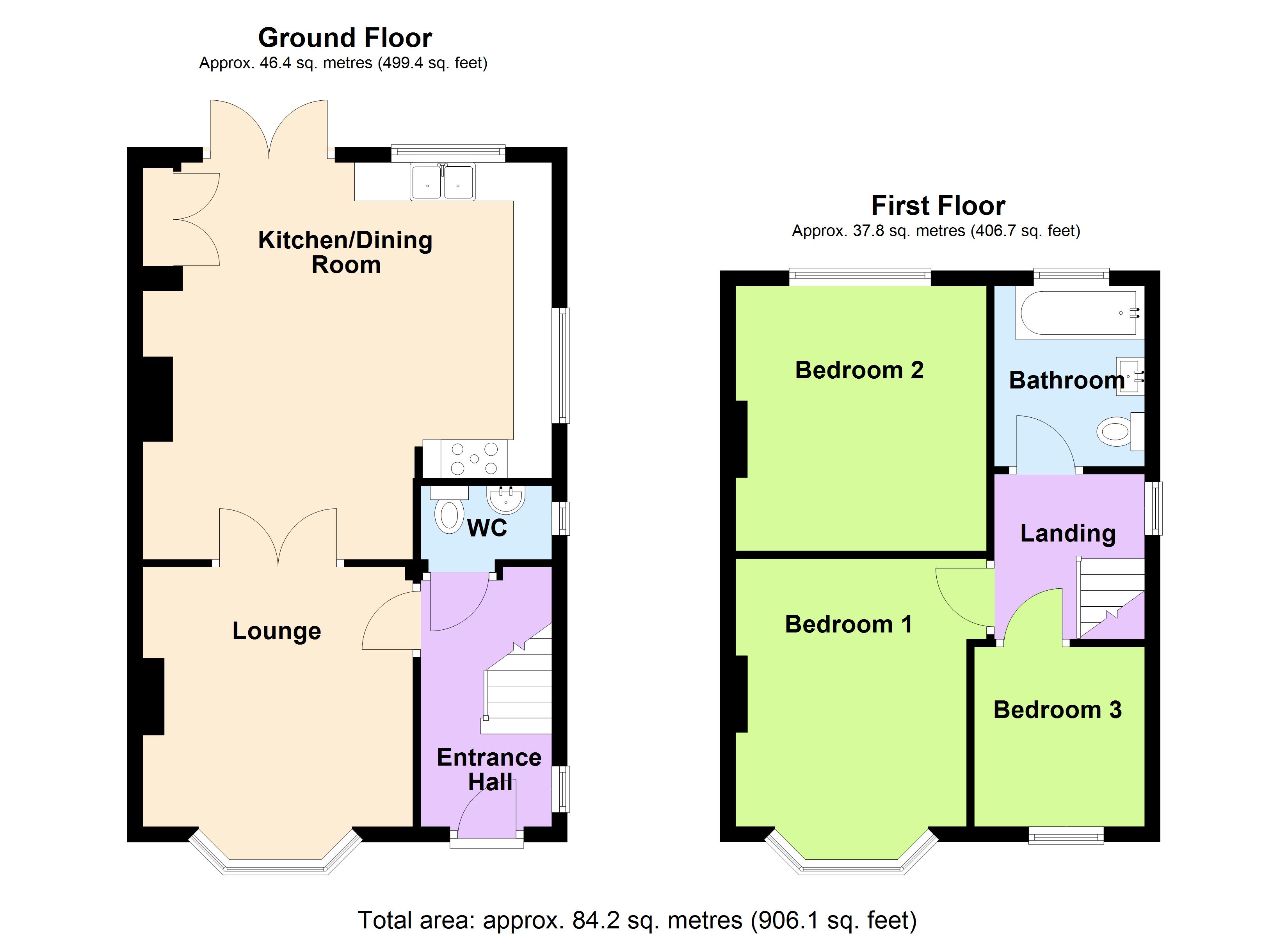 6, Dovedale Road, South Yorkshire floorplan