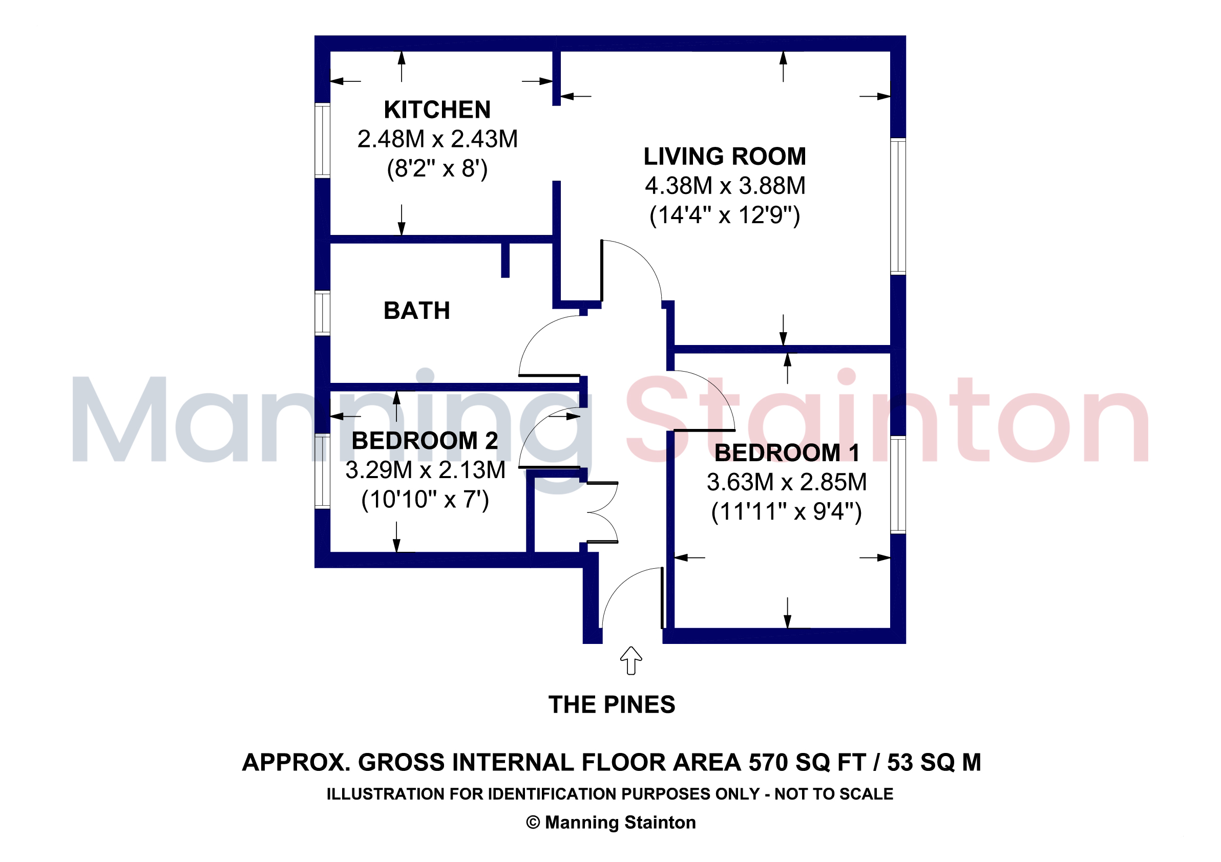 11, The Pines, West Yorkshire floorplan