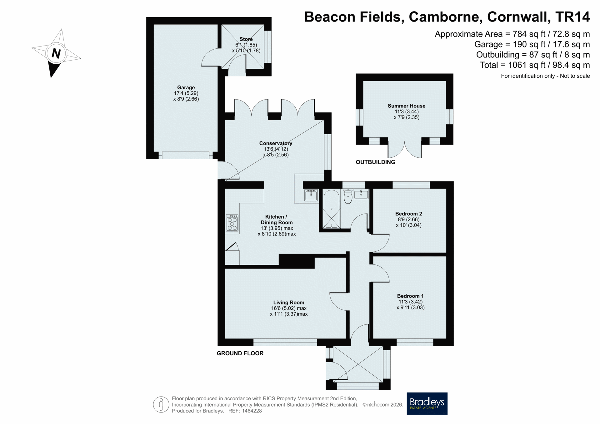 26, Beacon Fields, Cornwall floorplan
