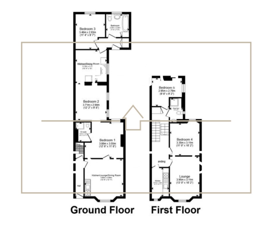 23, Warren Road, Torquay floorplan