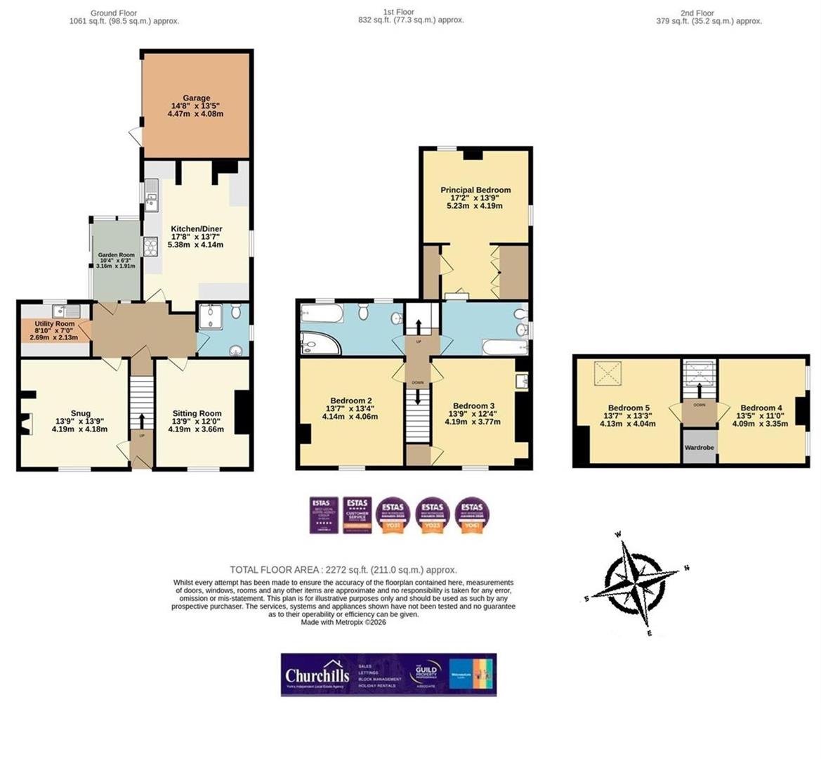 Tennant House, Main Street, York floorplan