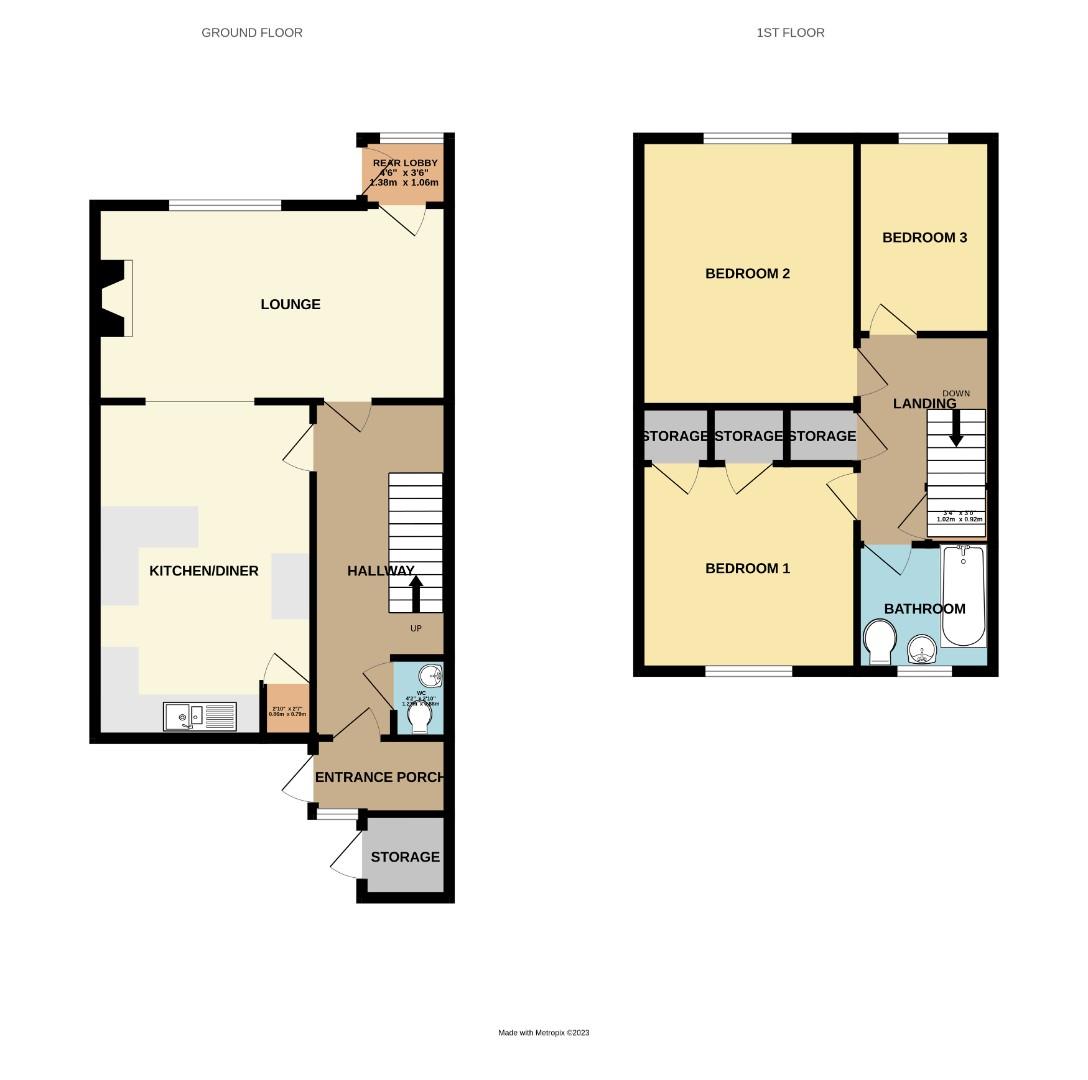 Two Acres Road, Hengrove, Bristol BS14, 3 bedroom terraced house for