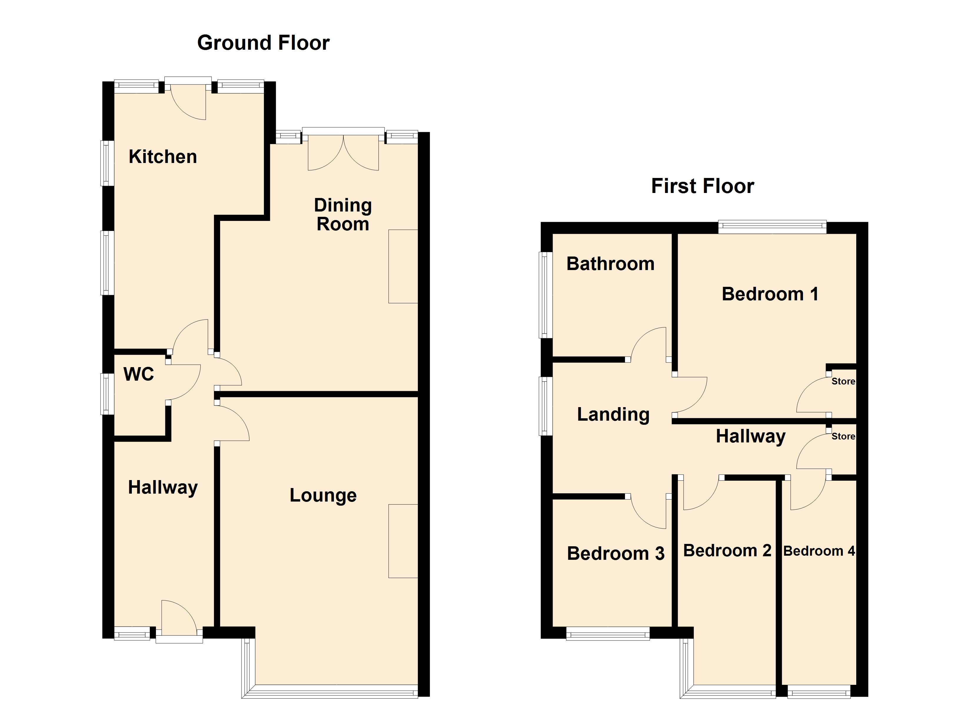 4 Bedrooms Semi-detached house for sale in Jersey Avenue, Blackpool, Lancashire FY2