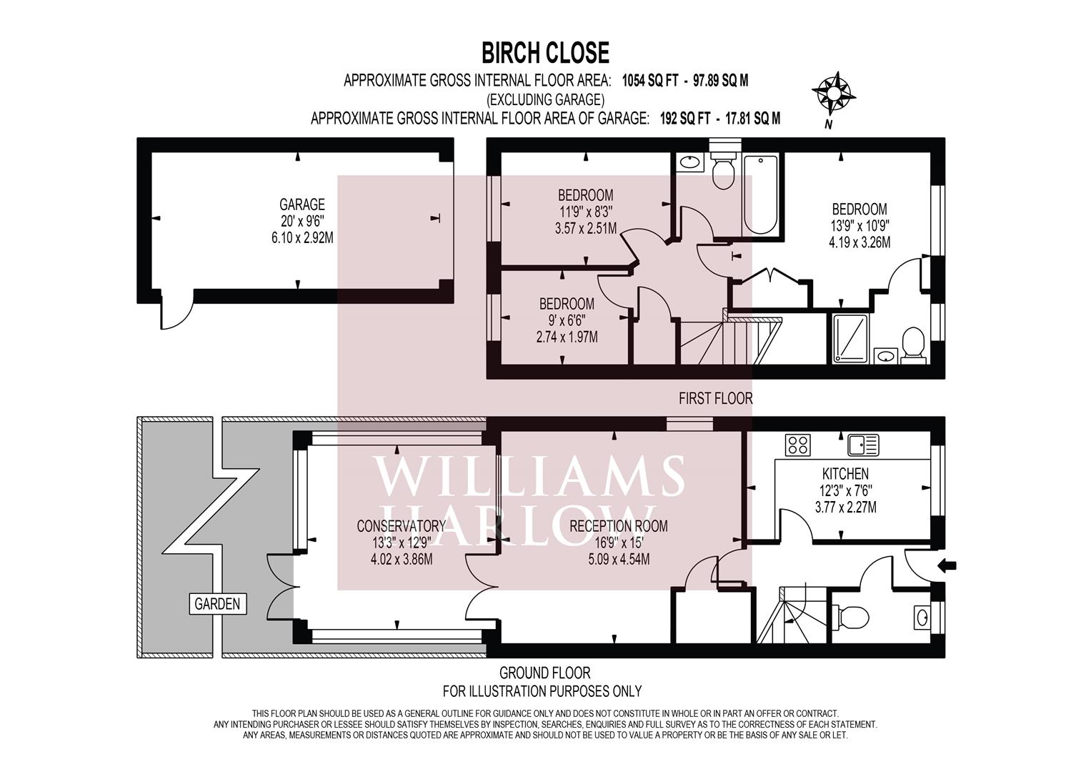 8, Birch Close, Banstead floorplan