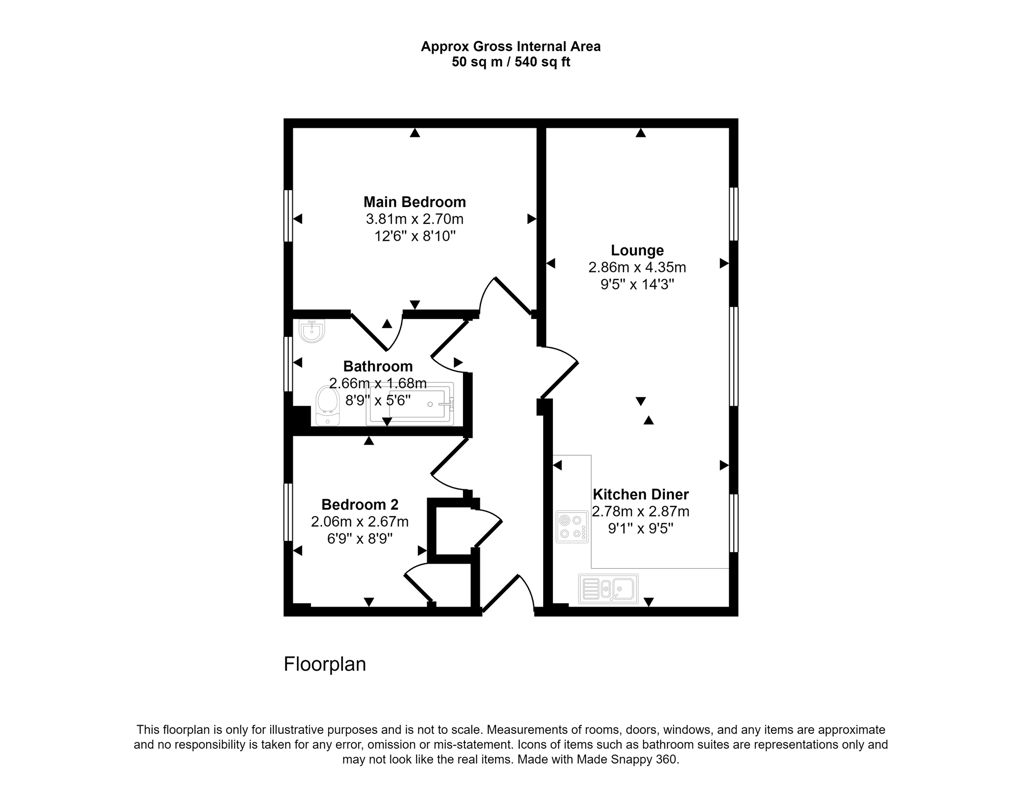 3, Meadow Rise, Durham floorplan