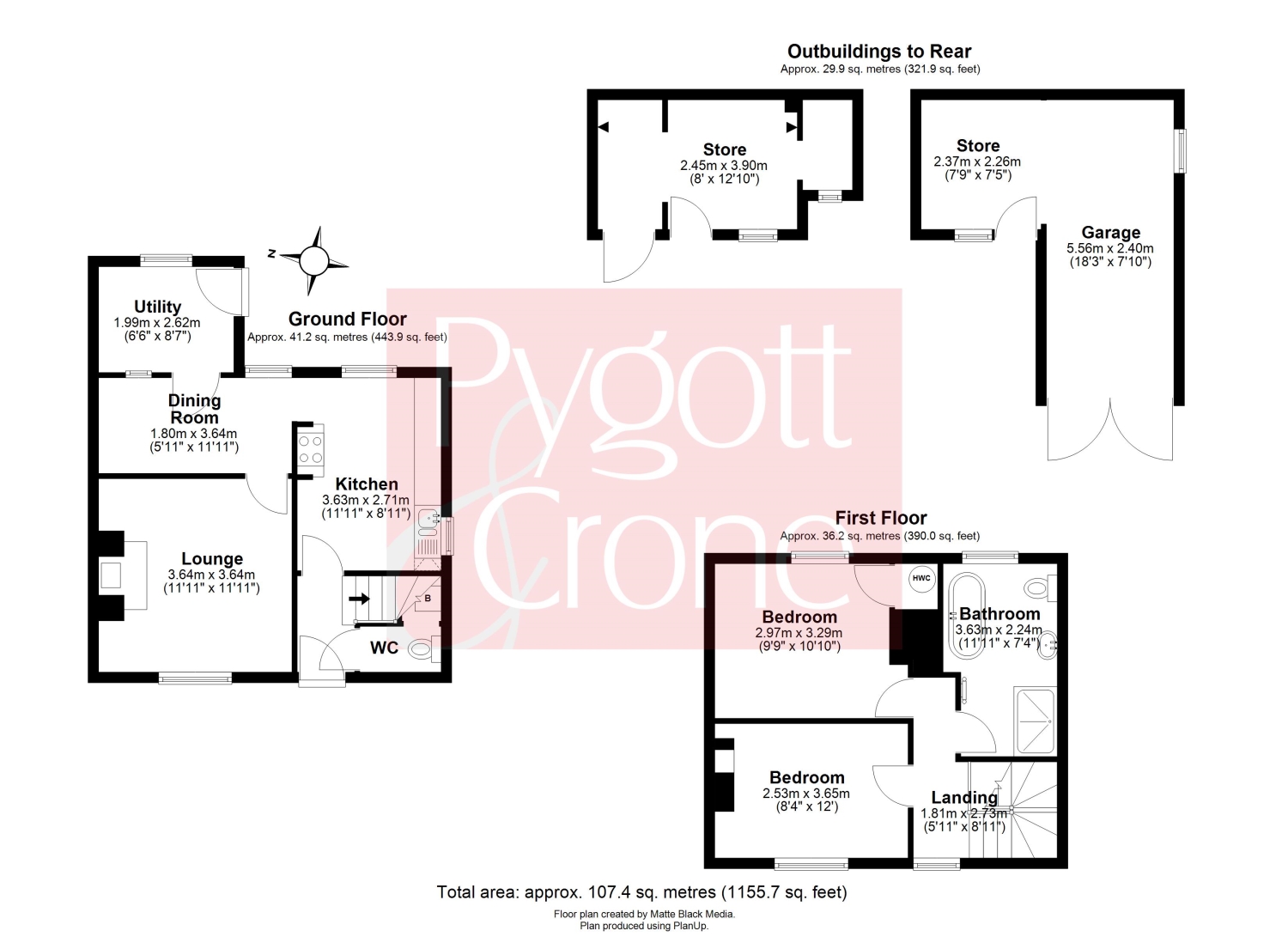 High Winds Cottage, Heath Lane, Lincoln floorplan